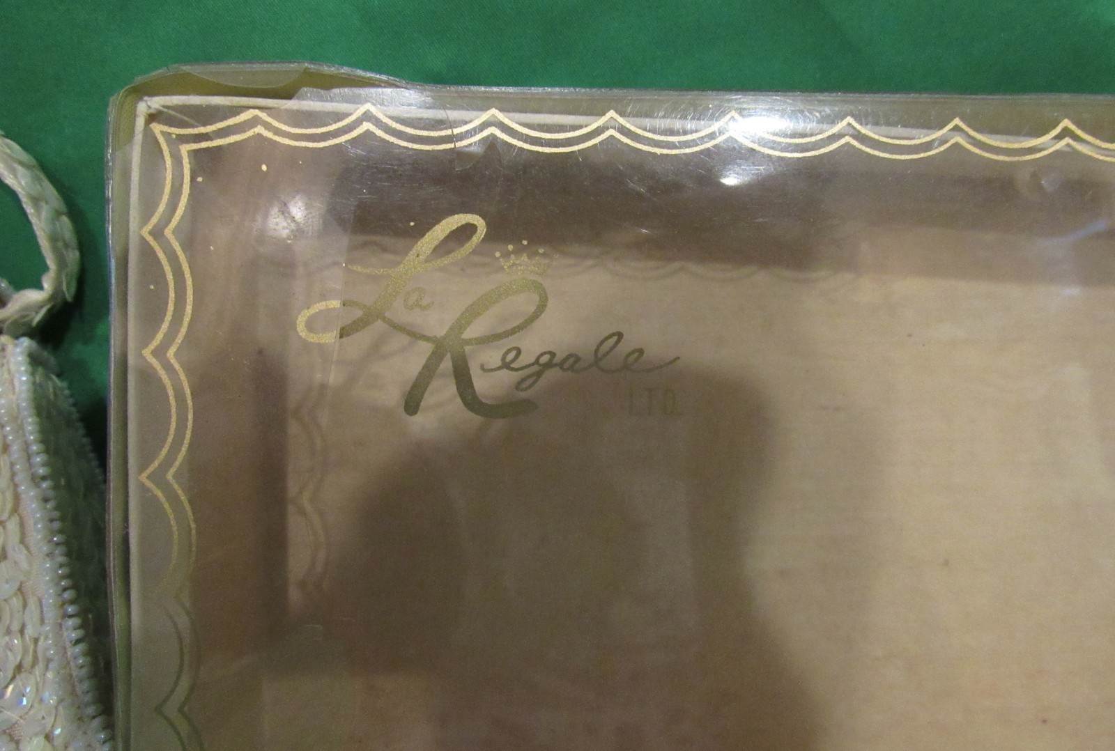 Vintage LaRegale LTD White Beaded/Sequin Evening Bag – Original Box Preowned