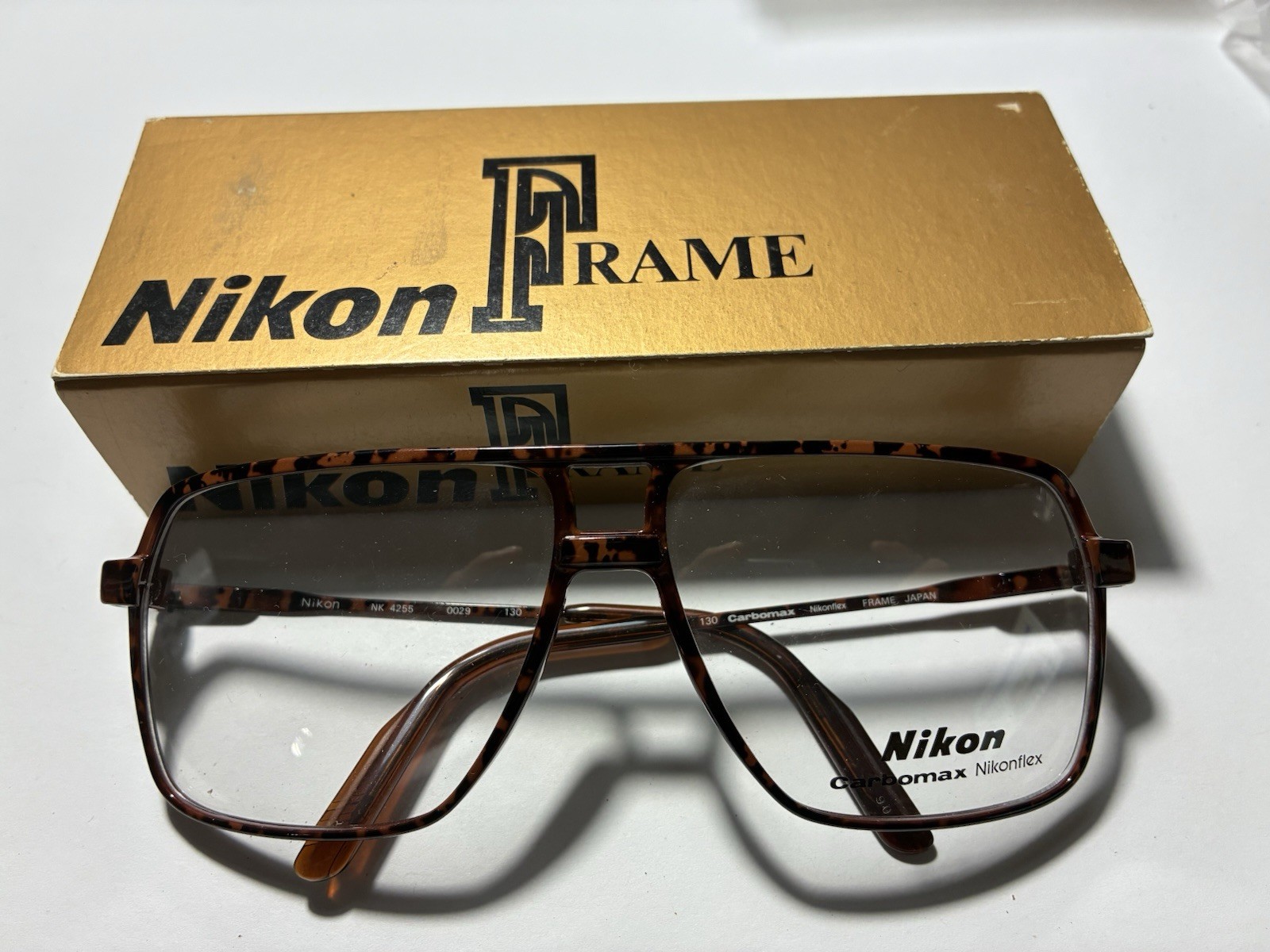 AUTHENTIC VINTAGE NIKON CARBOMAX NIKONFLEX EYEGLASSES FRAMES NEW OLD STOCK JAPAN
