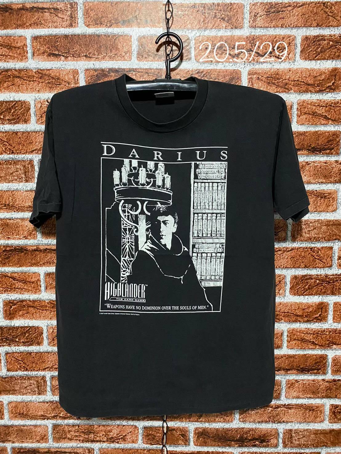 Rare Vintage Darius Highlander The Series 1995 Thunder Castle Games Size L USA