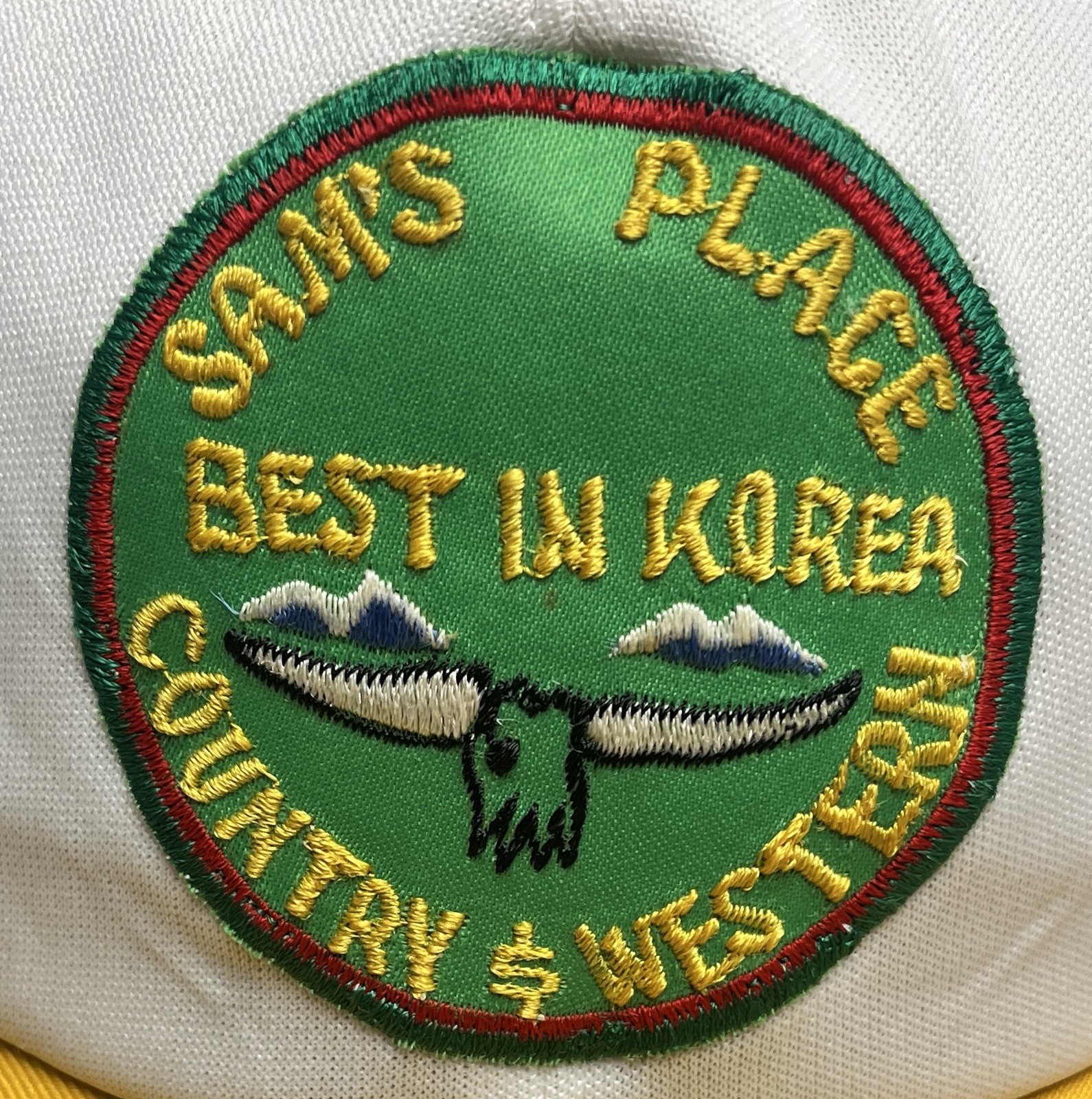 Vintage Korea Sam’s Place Military Souvenir Hat Snapback One Size Fits Most