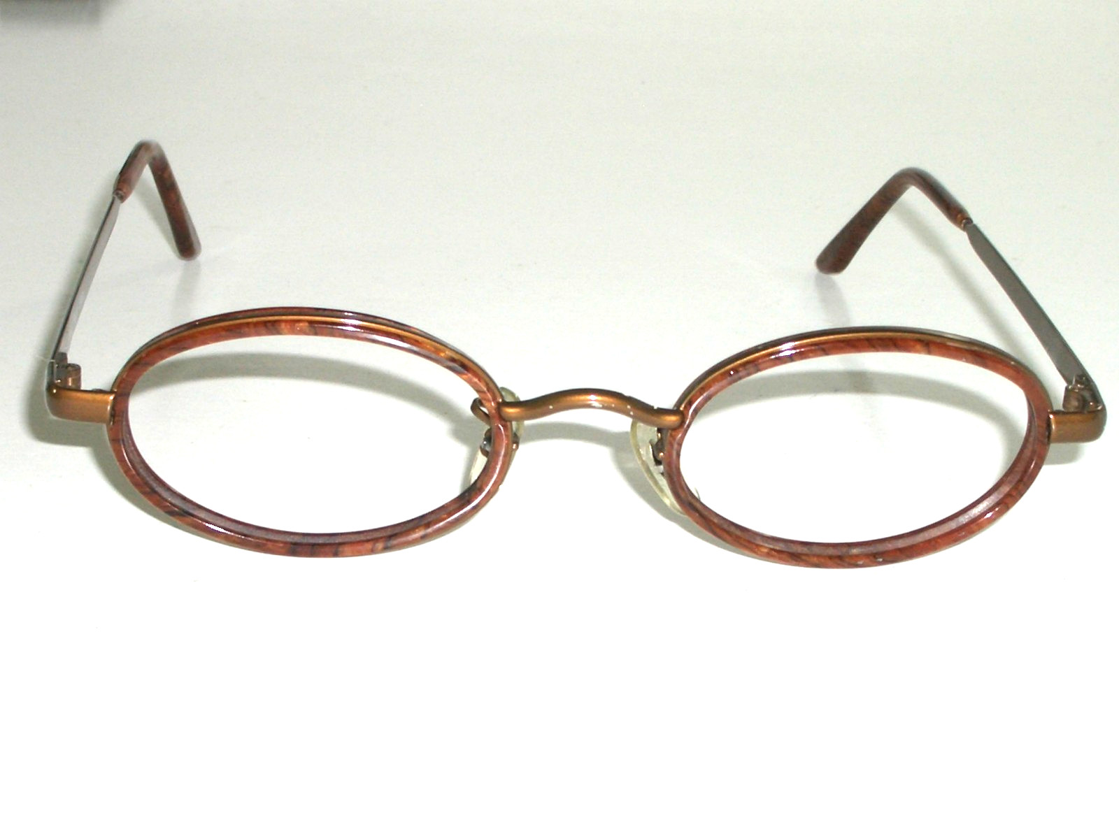 48mm VINTAGE BAUSCH & LOMB RAY BAN W2952 BROWNISH OVAL SUNGLASSES FRAMES ONLY
