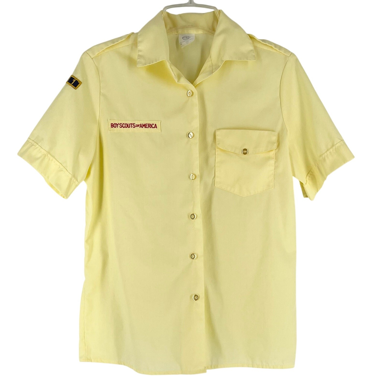80s Boy Scout Den Leader uniform shirt 1980s vintage