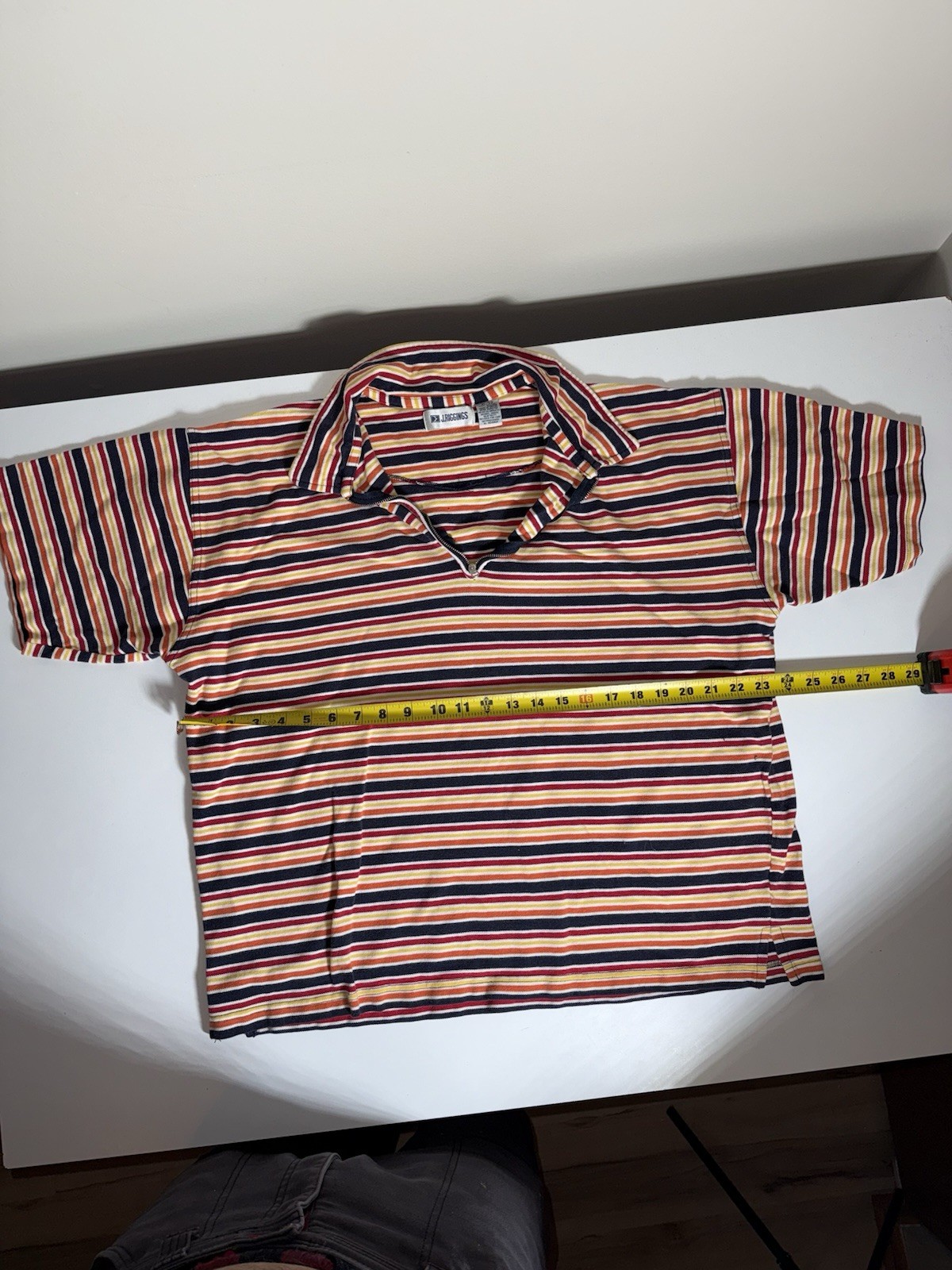 J Riggings 1970s Vintage Collared Men’s Striped Shirt Size XL 3 Shirt Lot
