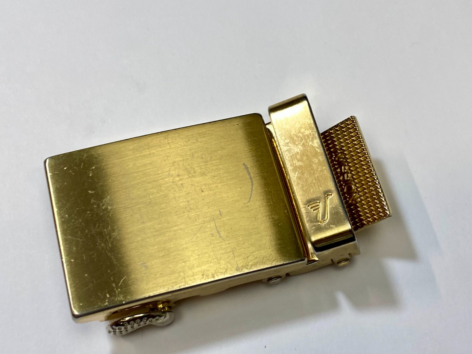 Vintage Uniform Style Gold Tone Ratchet Belt Buckle – 40Mm B153B