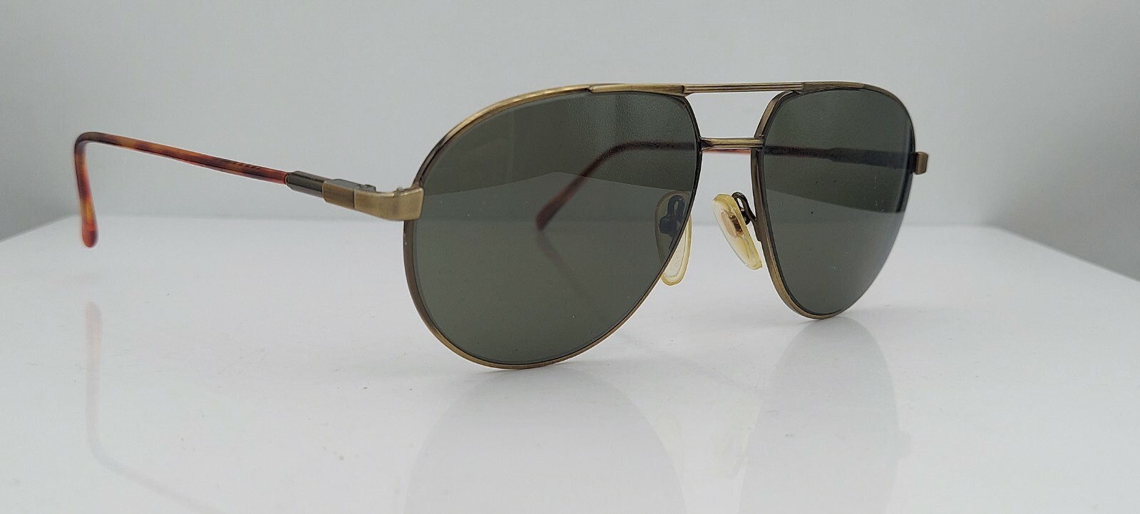 Vintage Swank Blake 529 872 Gold Pilot Sunglasses Frames Japan