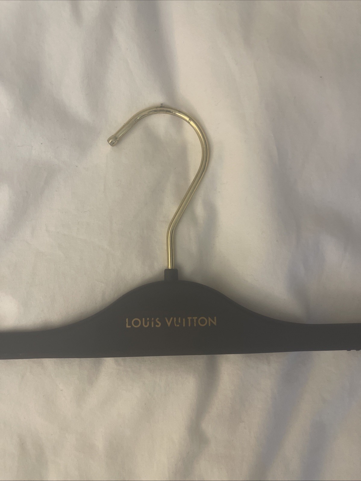 Louis Vuitton Black Clothing Hanger with Clips