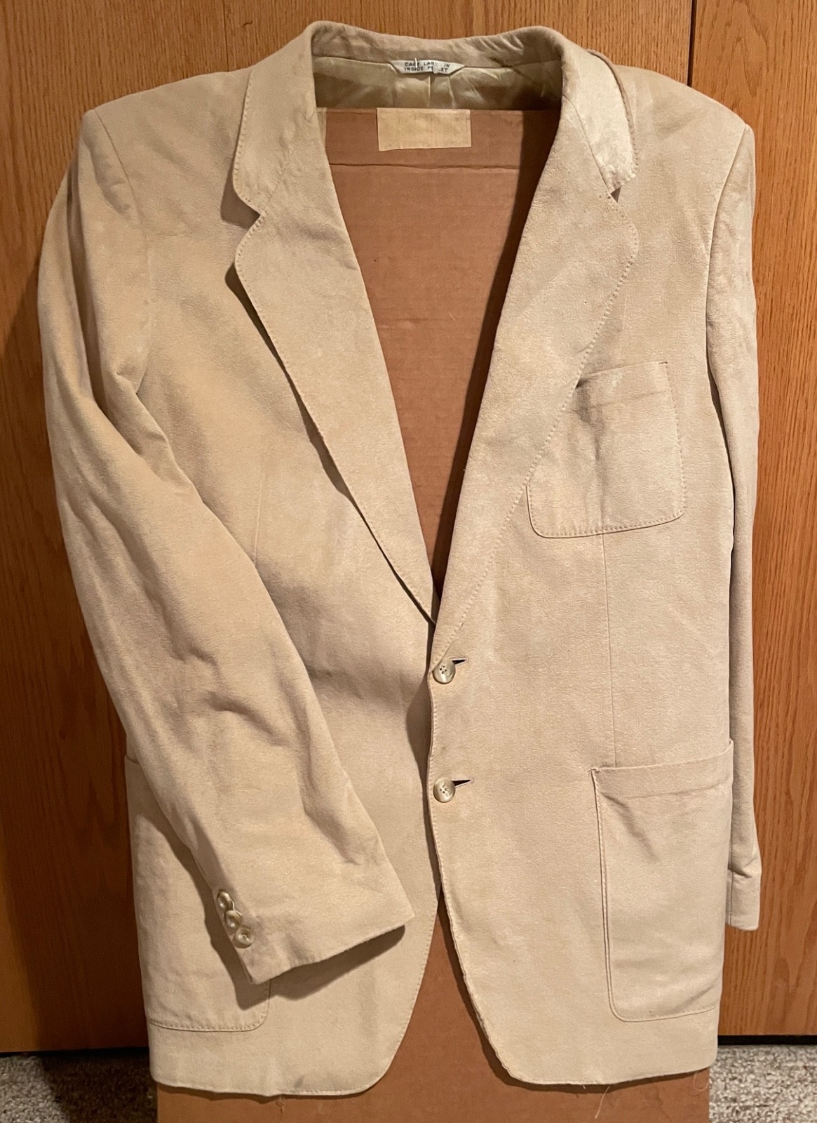 70’s Vintage Tan Kingsbridge Ultra Suede Sport Jacket Men 42