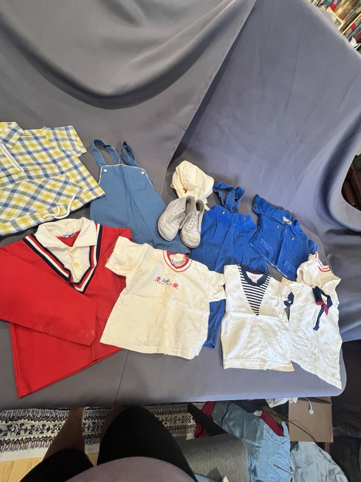 Vtg Lot Baby Clothes Outfits Various Sizes Styles Brands 11 PIECEs 1950-60s