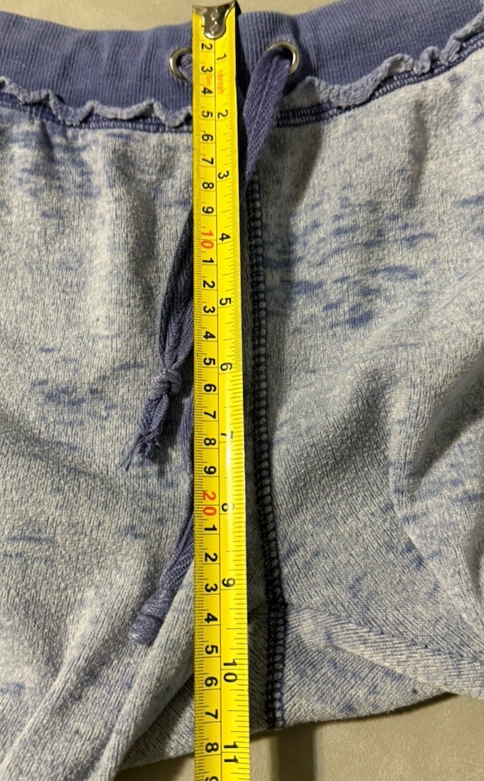 Vintage 80s Ron Jon Surf Shop Capri Sweatpants Jogger Athletic Blue Rainbow Logo