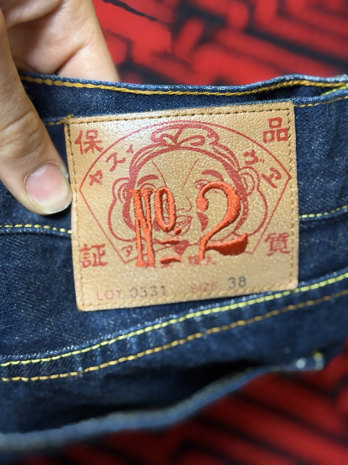 Vintage Evisu 0331 -No 2 – japanese selvedge denim jeans 38