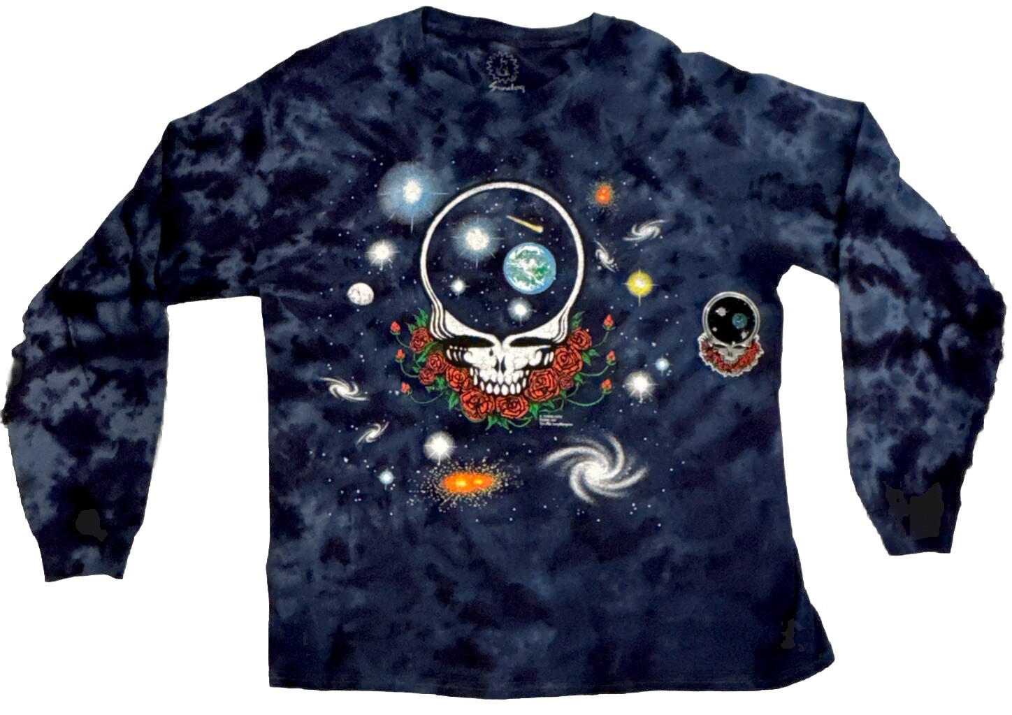 Grateful Dead Vintage 1997 T Shirt Size L Tye Dye ‘Space Your Face’ G Templeton