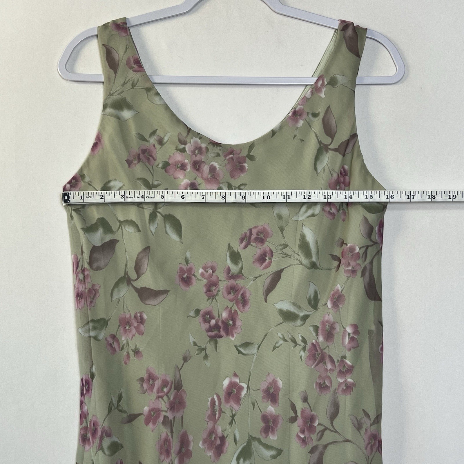 Vintage JS Edward Asymmetrical Hem Dress Floral Print Fairy Y2K 90s Grunge
