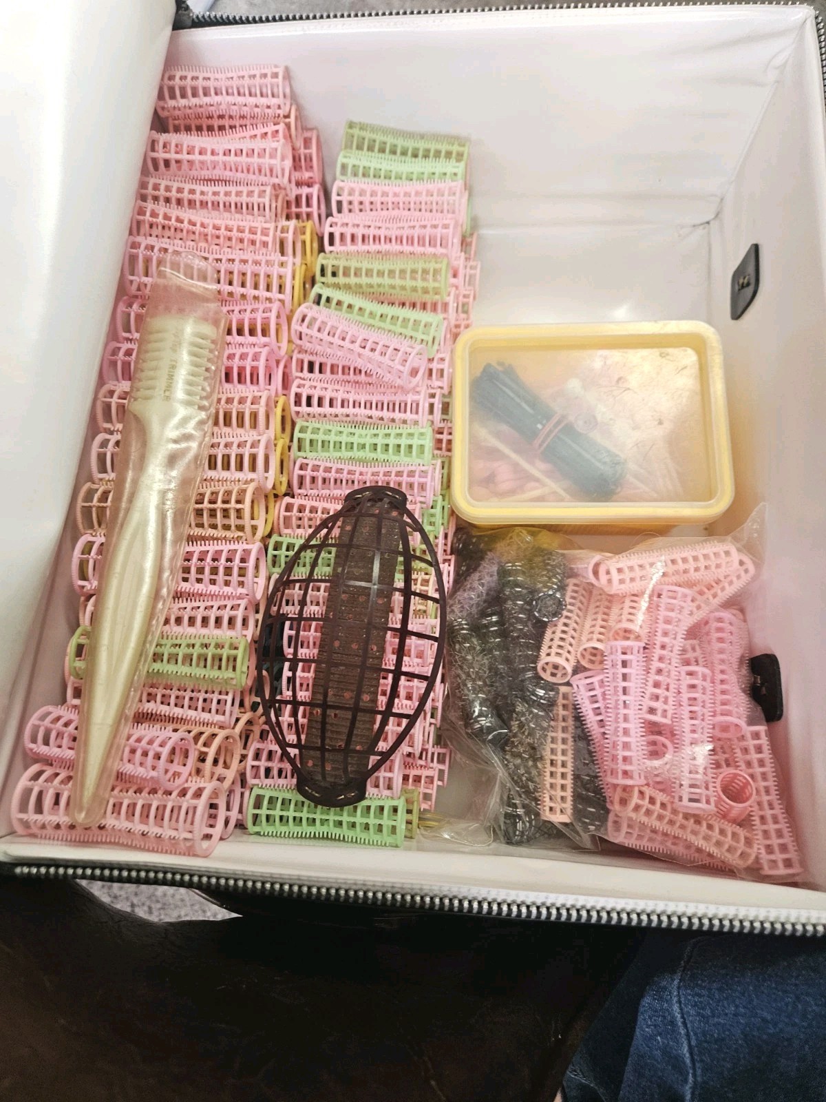 Vintage Set N Style Bobby Pins Curlers Perm Stylists Case Pin-up To Wong Foo Lot
