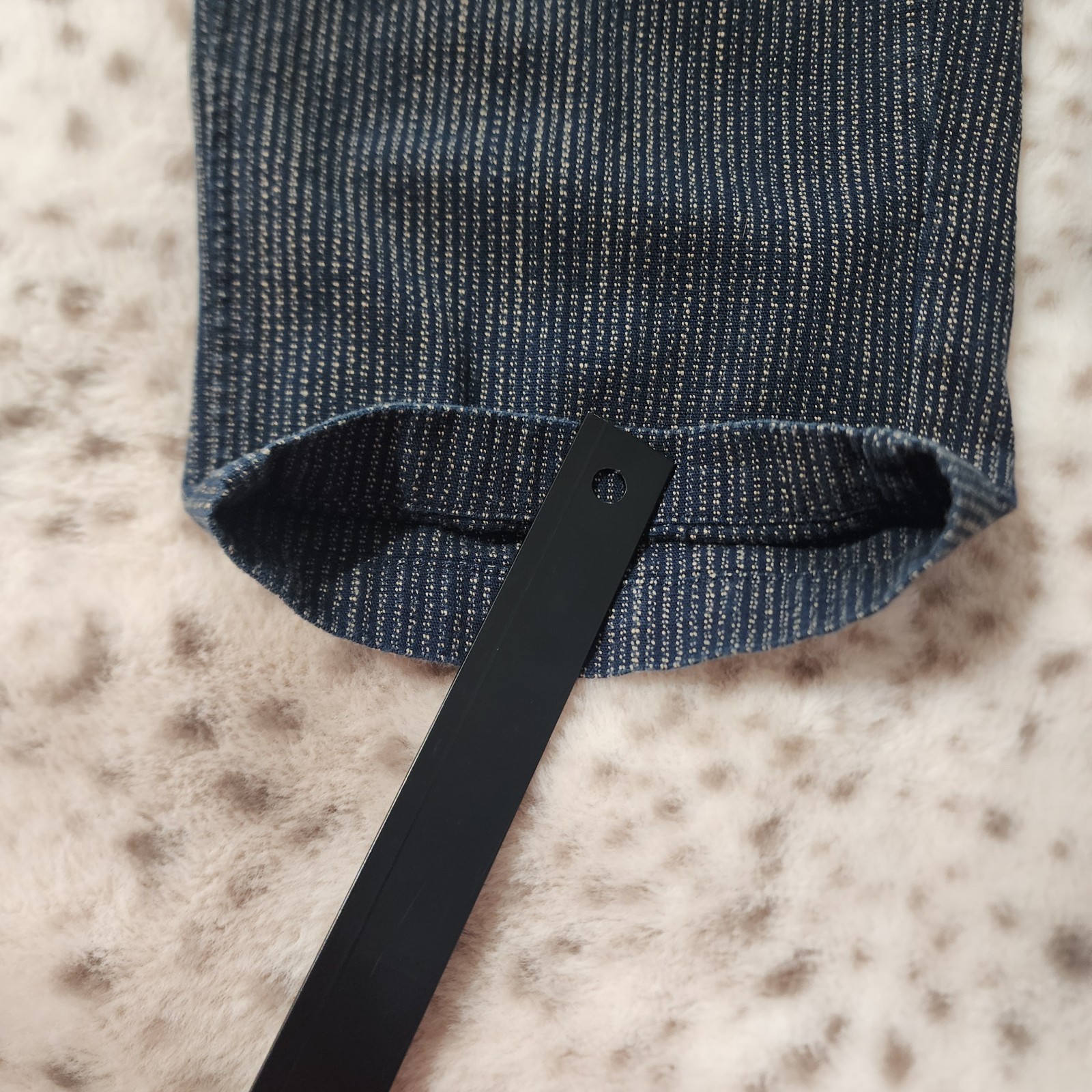 Vintage Dr Collectors Teddy Forever Blue Striped Cotton Pants Size Medium