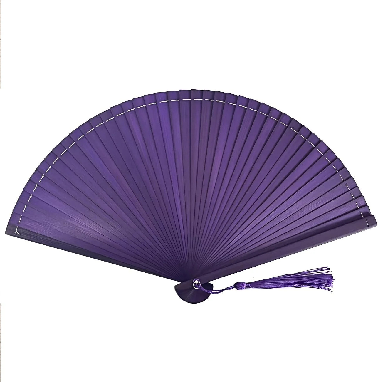 Hand Fan for Vintage Japanese Bamboo Silk Elegant for Dance Music Festival Weddi