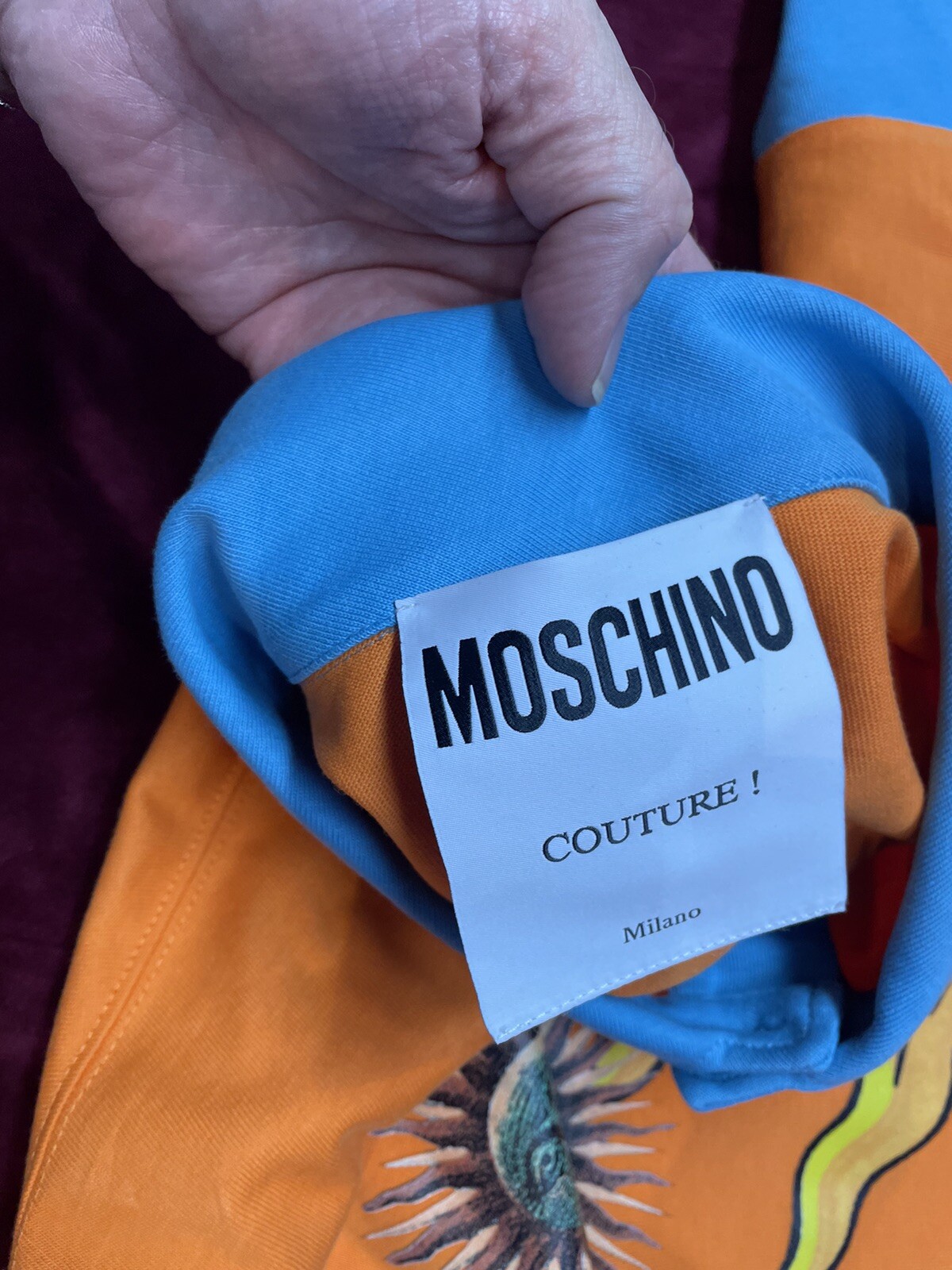 Vintage Moschino Couture ! Milano Men’s T Shirt Size 40