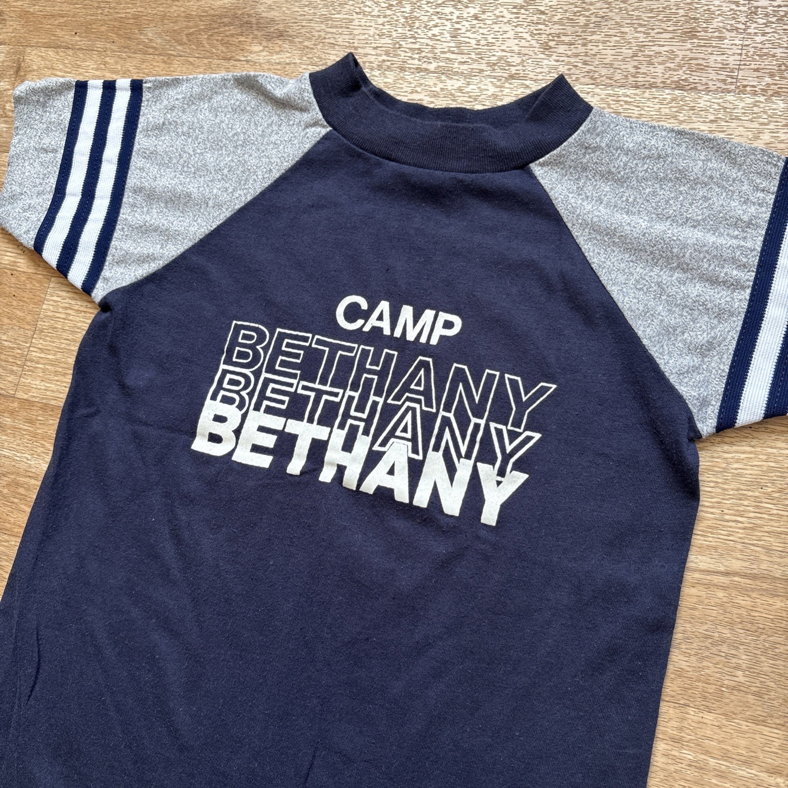 Vintage 80s Camp Bethany Velva Sheen Youth M T Shirt
