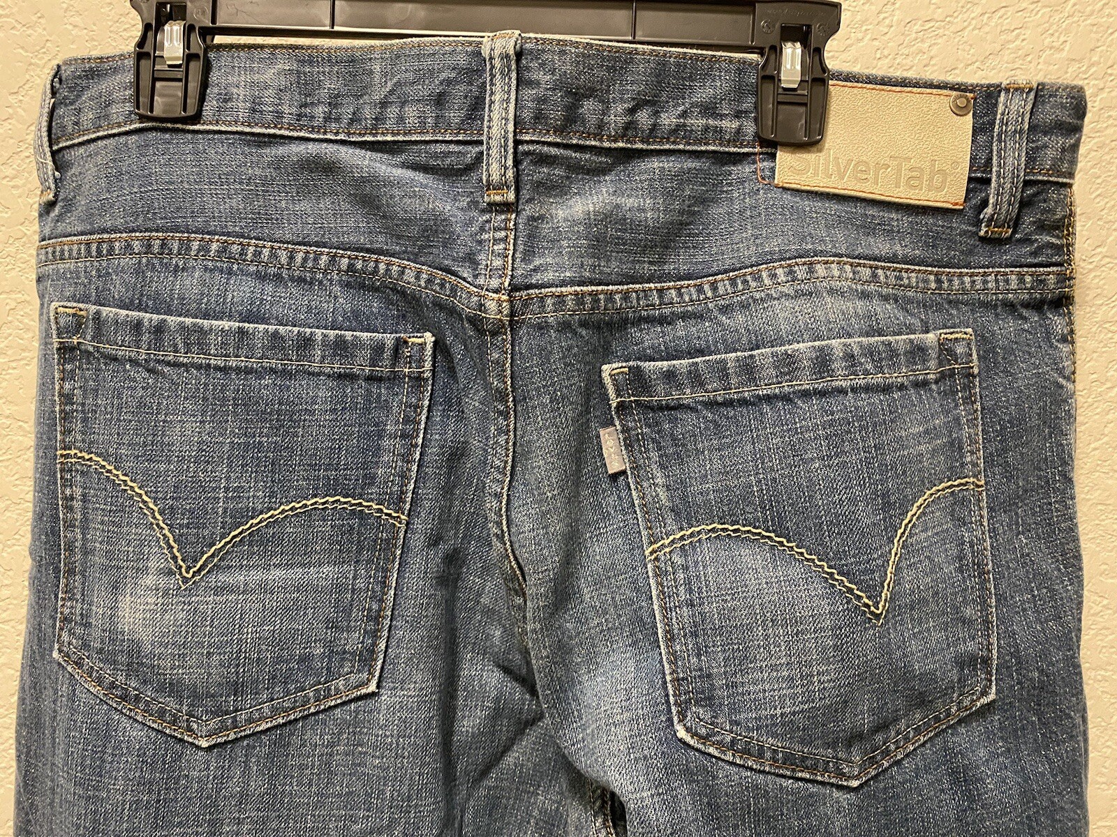 4 PAIRS Levis SILVER TABS Vintage Jeans BAGGY Original Stonewashed Blue 36×30