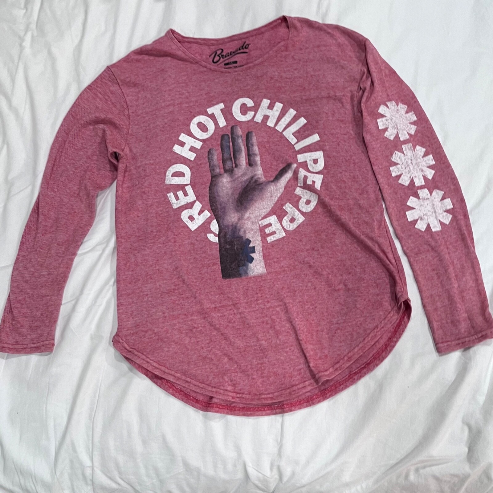 Vintage 90s Red Hot Chili Peppers Shirt Bravado XS Rock N Roll