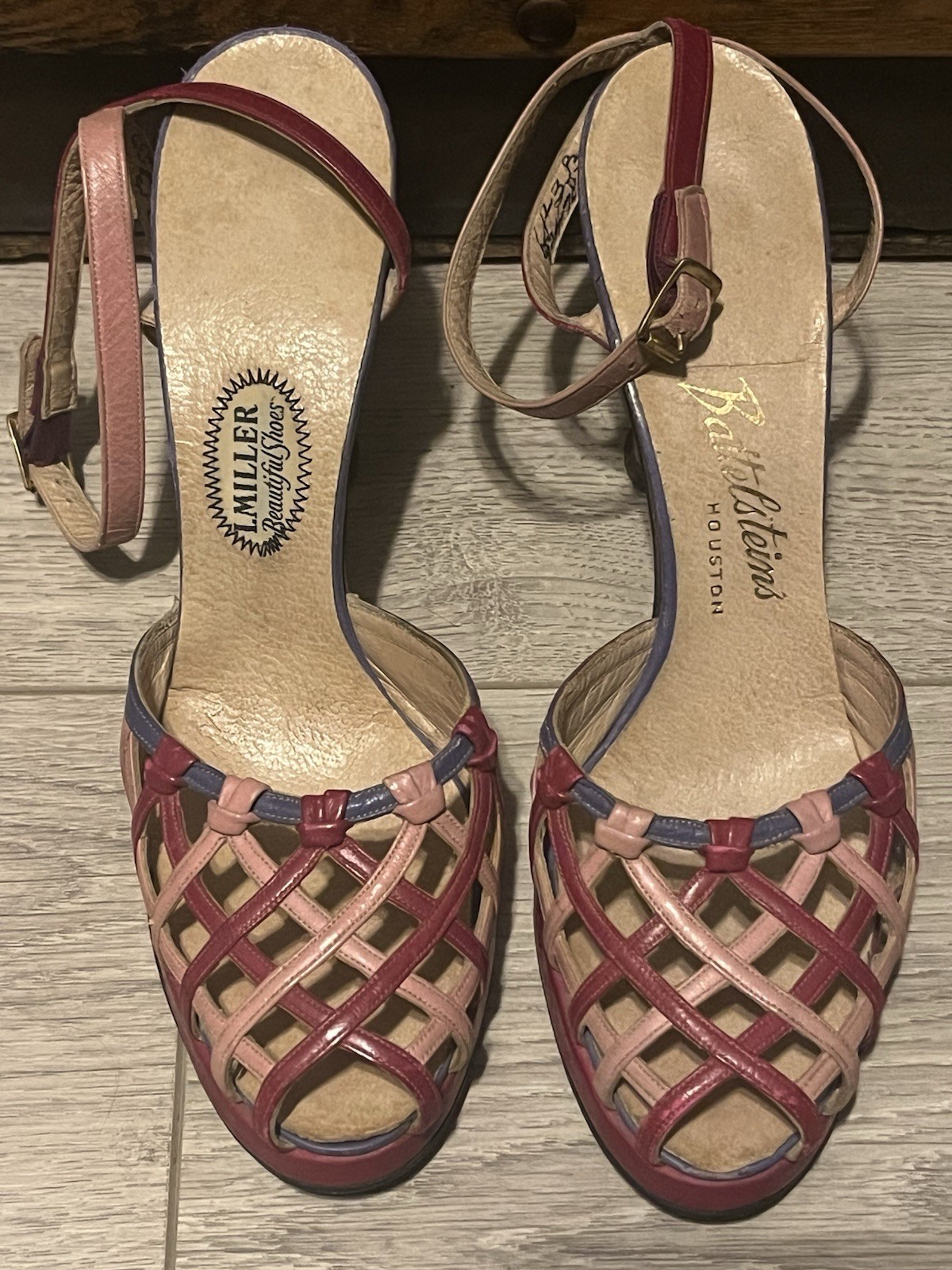 1940’s Pink And Purple Heels