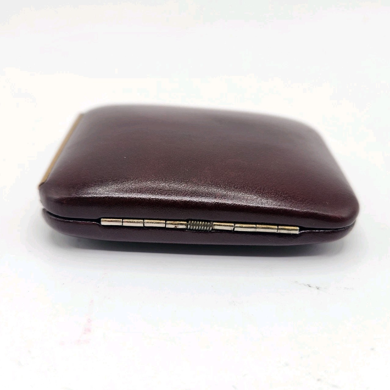 Vintage 1960’s Buxton Maroon Leather 4-Key Holder “KEY-TAINER” Saddle Cowhide