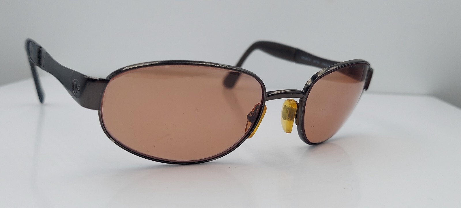 Vintage Vogue VO3275 Gunmetal Oval Metal Sunglasses Italy FRAMES ONLY