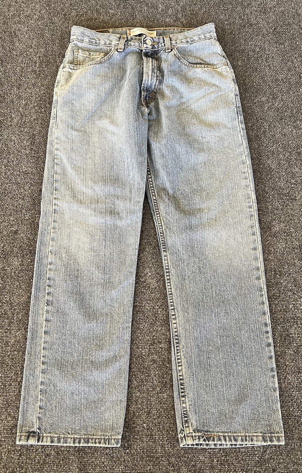 Levis VTG Y2K 559 Blue Jeans Relaxed Straight Tag 30×30 (30×28) Measured