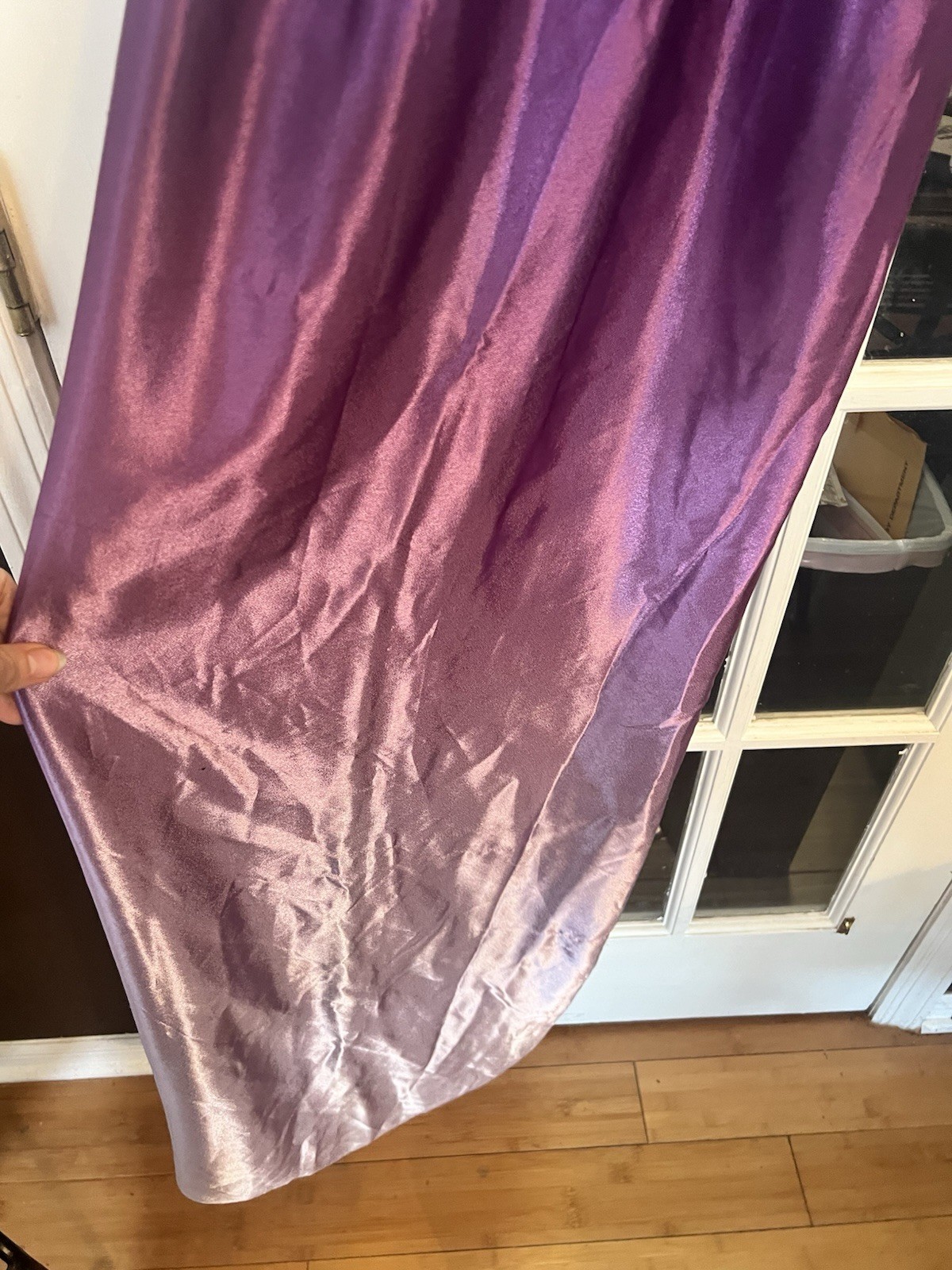 Vintage Nadine Purple Ombré Whimsygoth Y2K Fairy Formal Maxi Dress Medium Aa