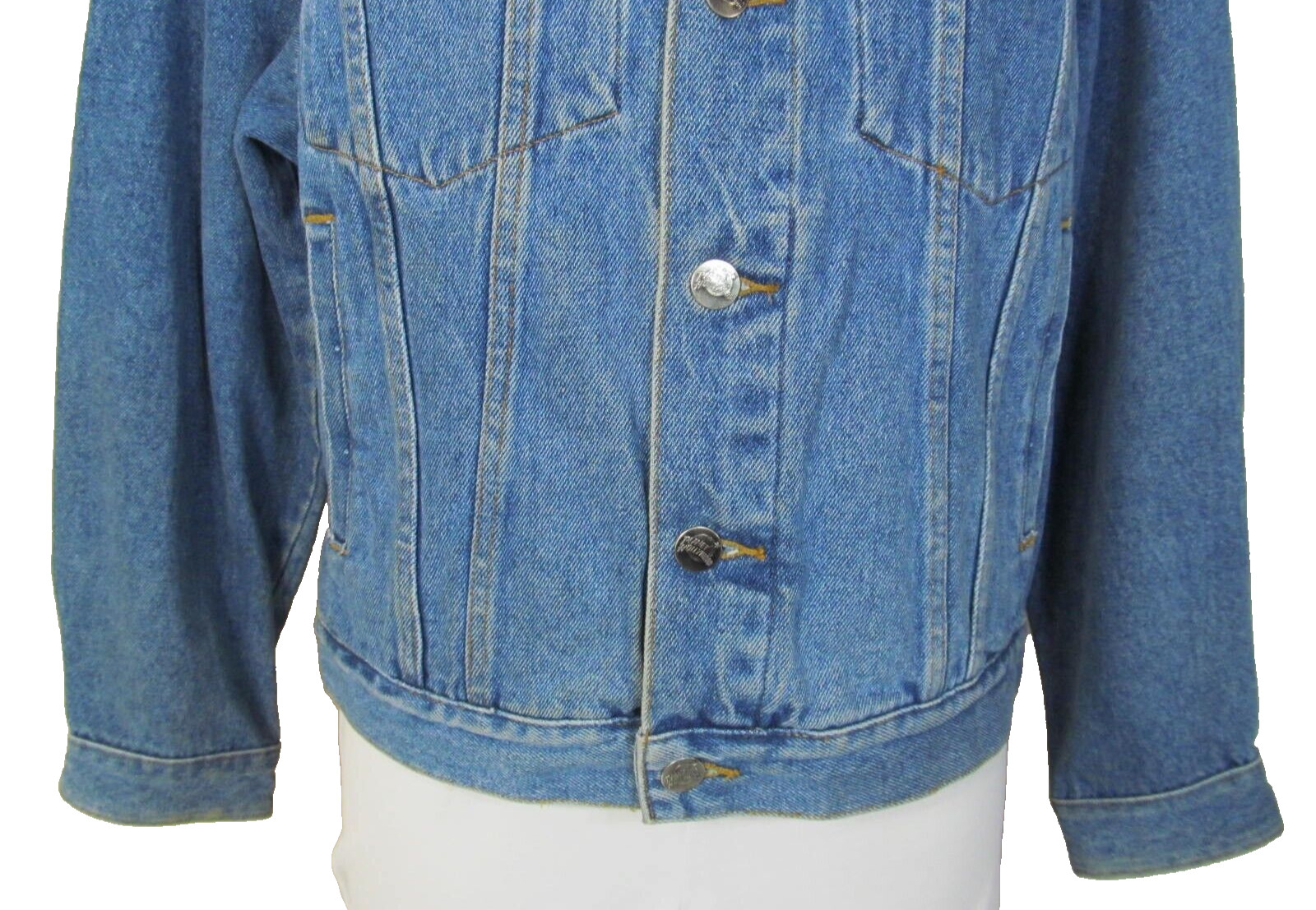 PLANET HOLLYWOOD BEVERLY HILLS Womens Size Small Vintage 1990s Denim Jean Jacket