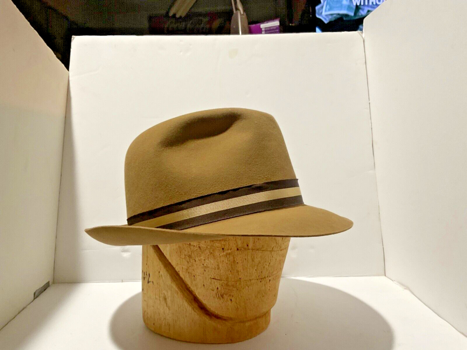 Vintage men’s Hat Churchill ltd Great Vintage size 7-3/8 Fedora Hatm