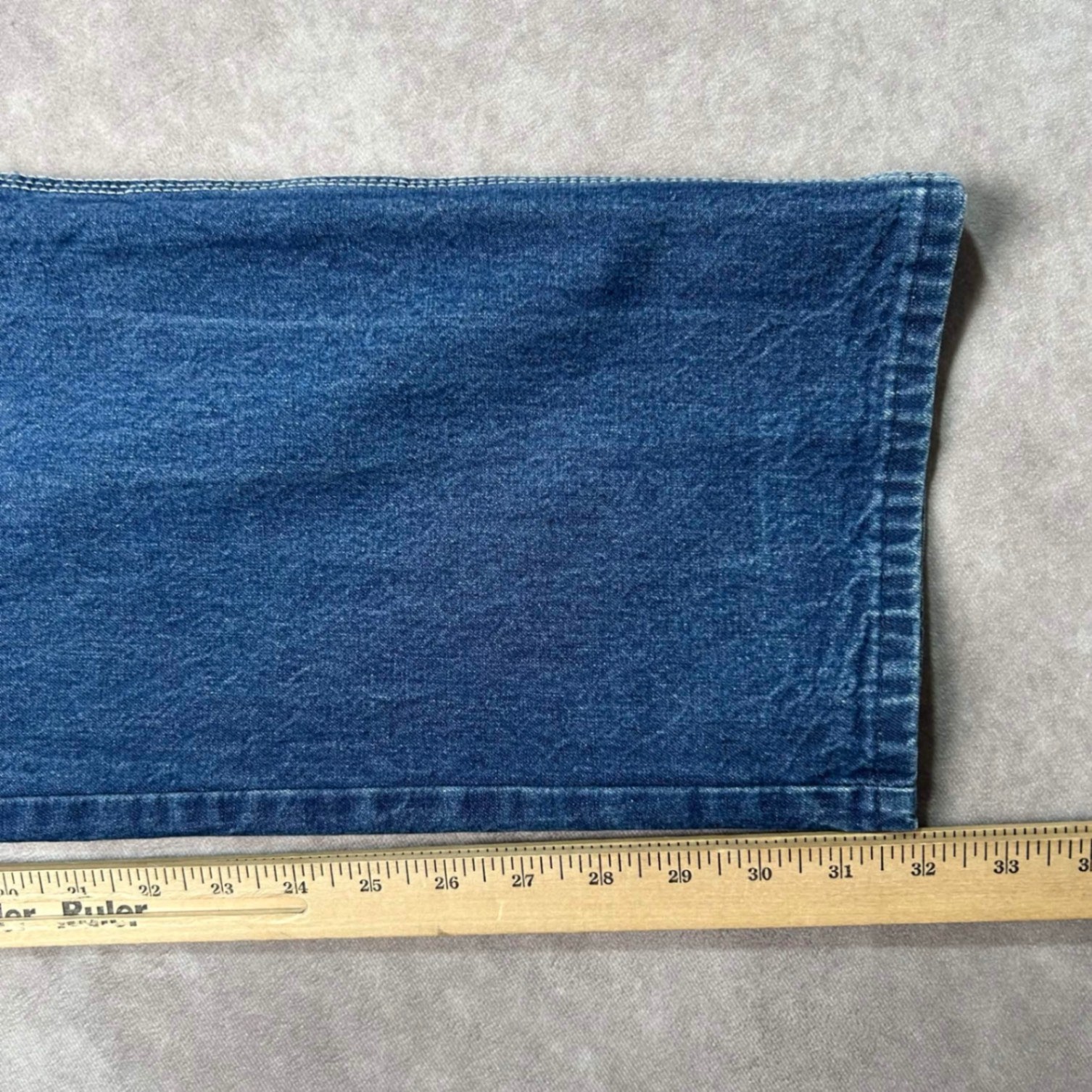 Vintage Dickies Carpenter Jeans Mens 32×32 Blue Denim Straight Leg Work Pants