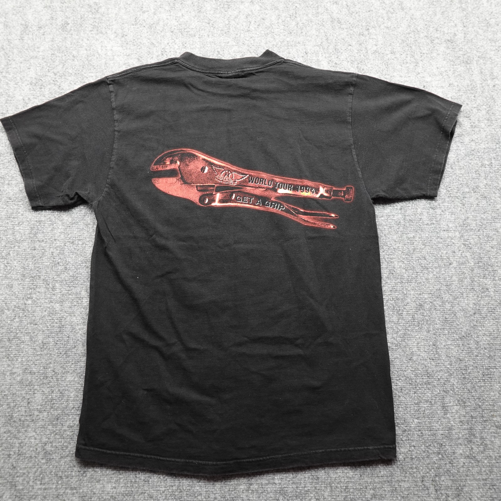 Vintage 1994 Aerosmith Get A Grip World Tour Band T-Shirt Men’s Size L Black