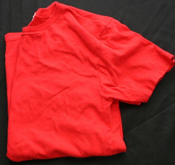 Vintage CALVIN KLEIN Bright Red T-Shirt 90s M