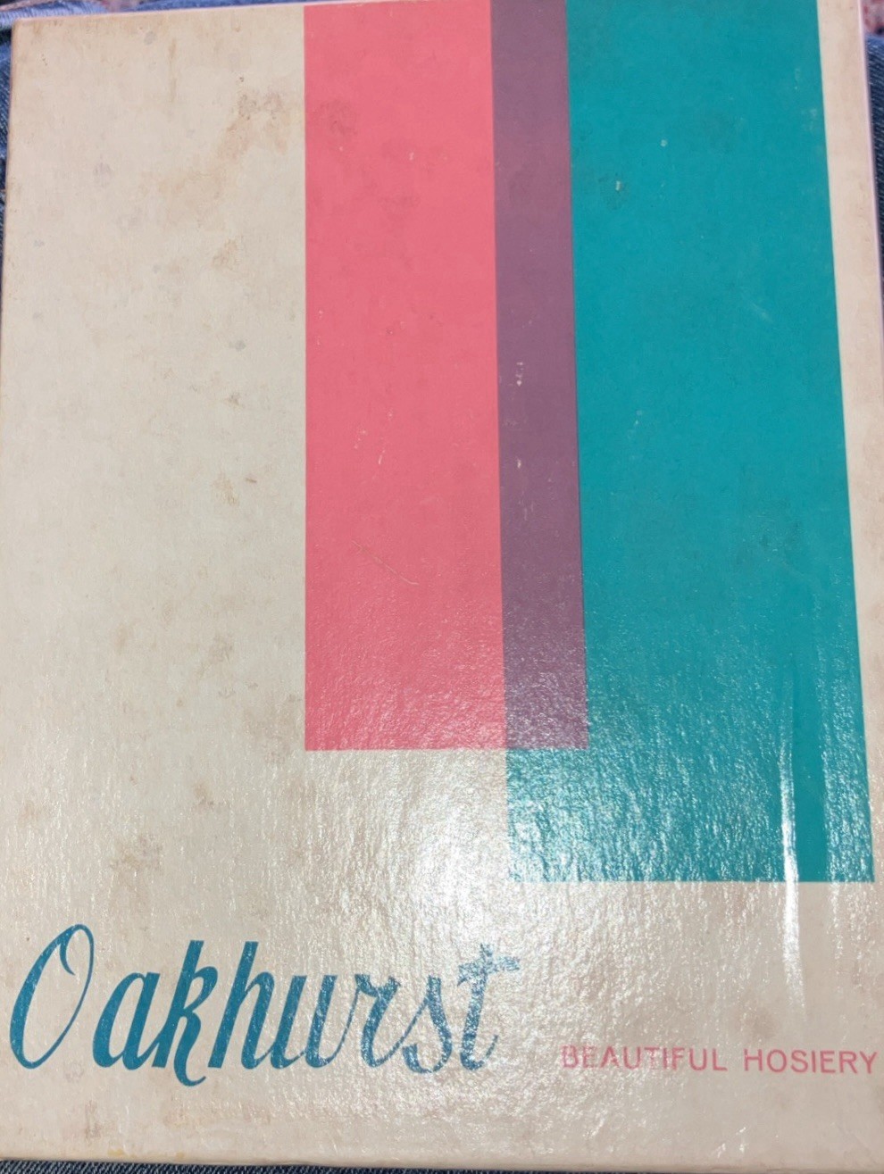 SIX (6) Pairs VINTAGE OAKHURST Flat Knit Nylon Stockings Seamless 10 X 33” RHT