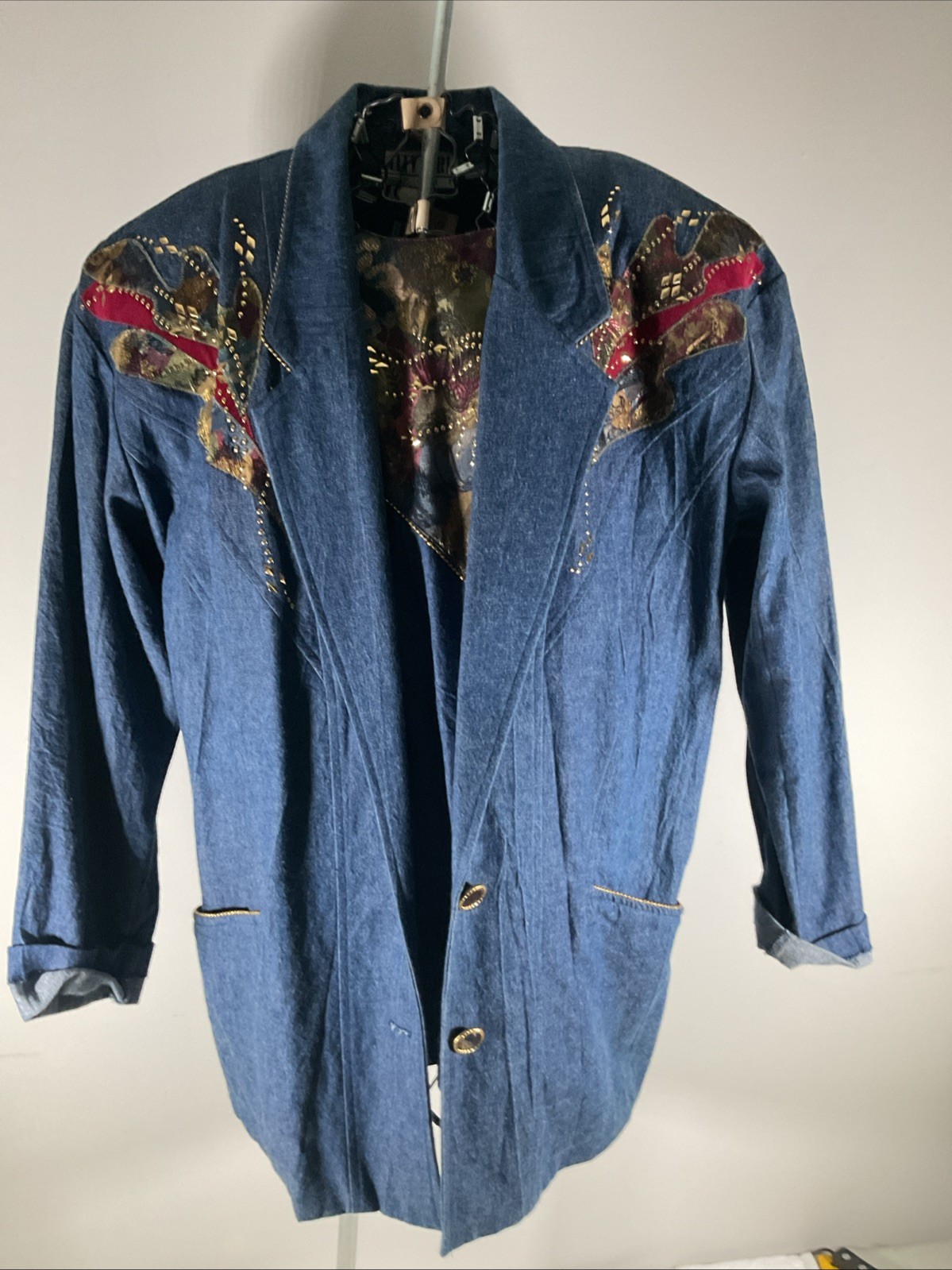 VTG City Girl Sport Denim Jacket And Denim Top Sz 12, 2Pc Outfit R2