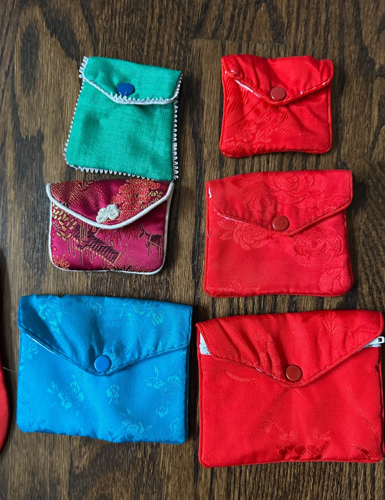 ✨🌸 VINTAGE Japanese / Asian Fabric Items – Lot Sale – coin purses pouches scarf