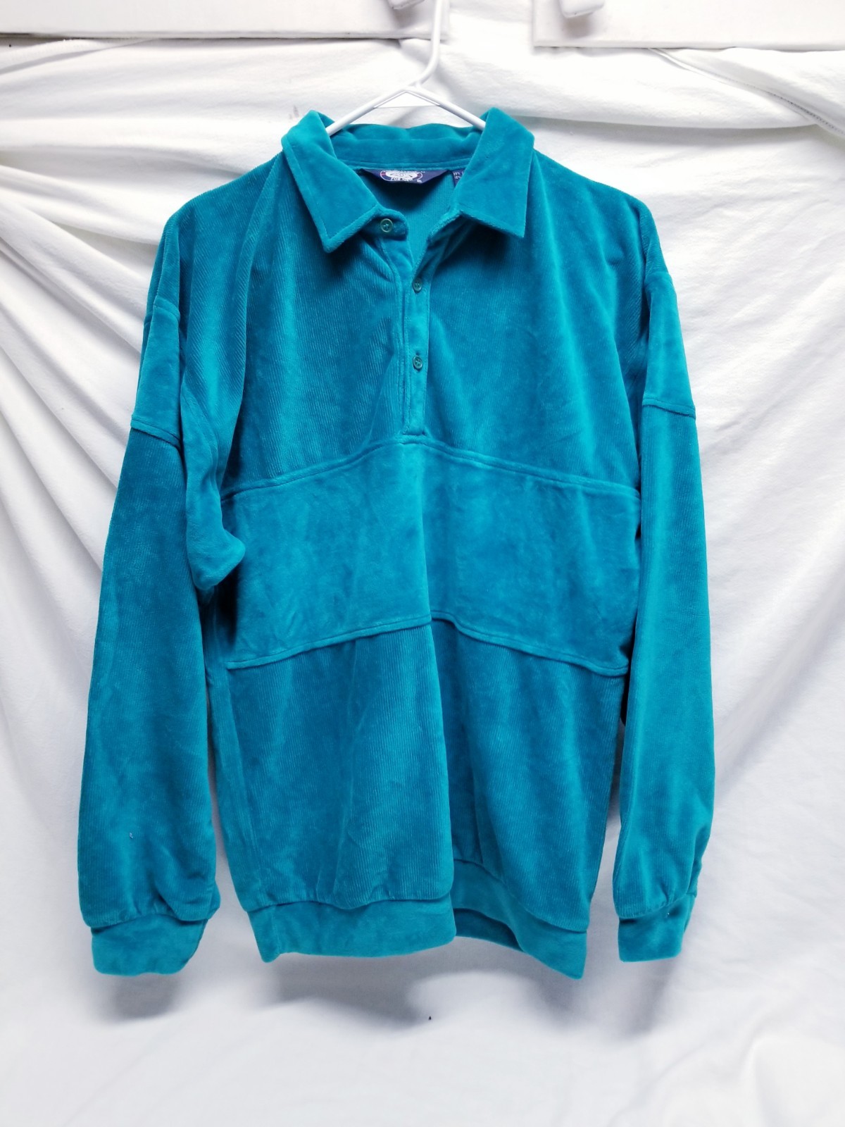 Vintage Knightsbridge corduroy Velour Shirt Size Medium Medium 80’s 90’s