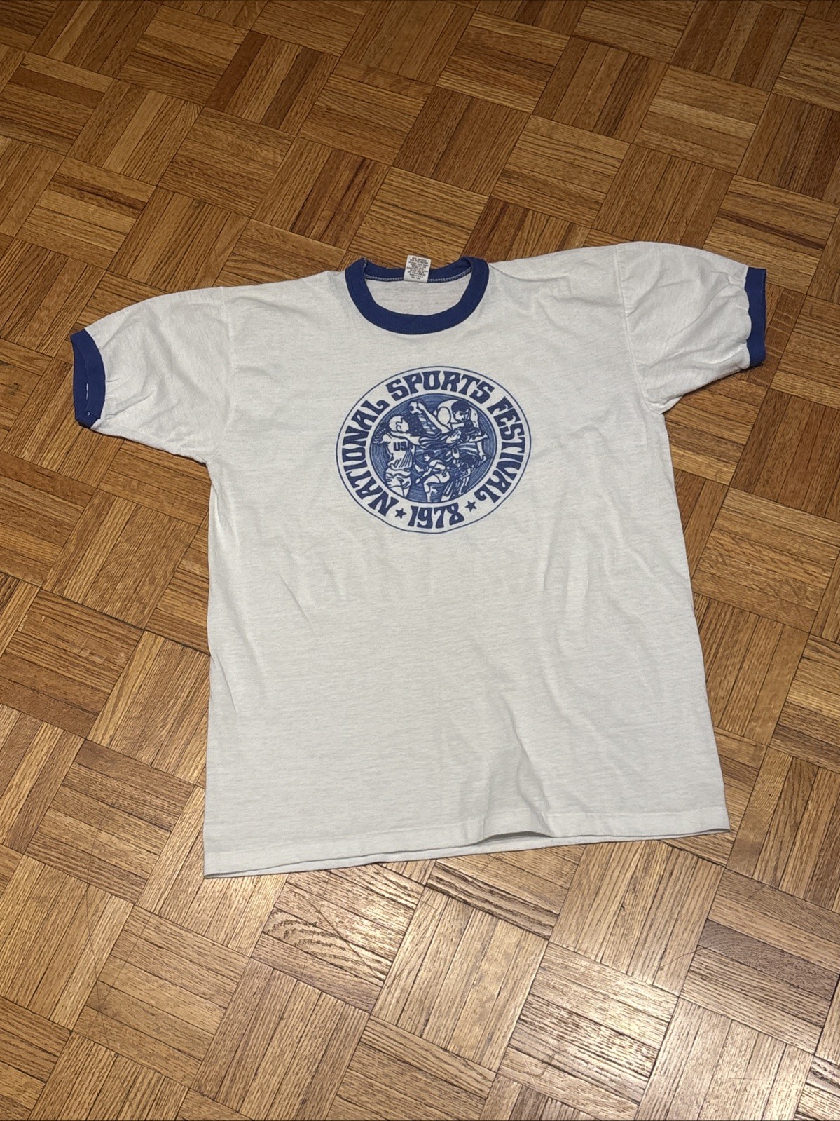 1978 NATIONAL SPORTS FESTIVAL Olympiad Russell Athletic 50/50 T-Shirt – MED