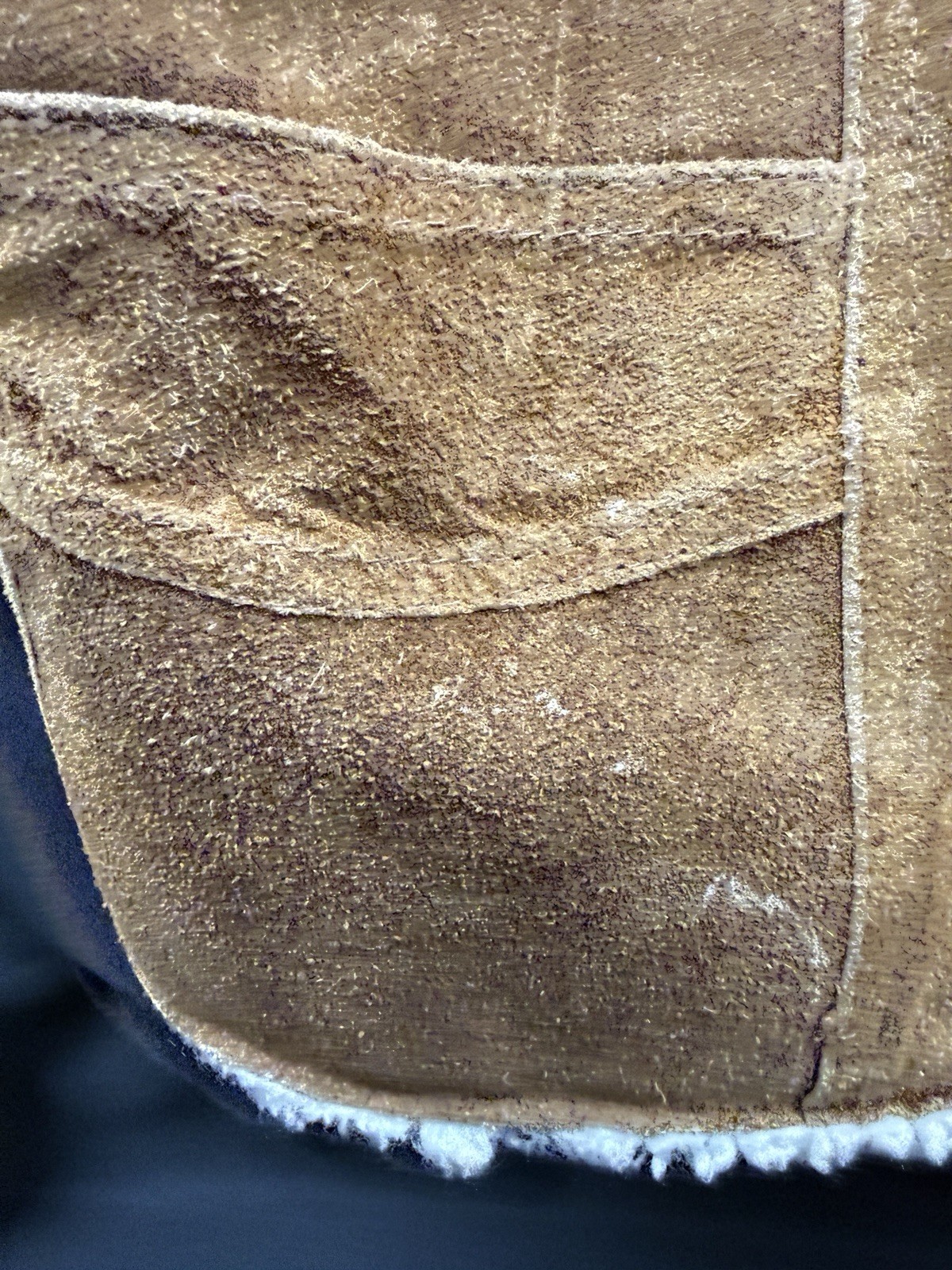 Vintage Steer Brand Suede Sherpa Lined Western Vest Women’s XXL Ranch