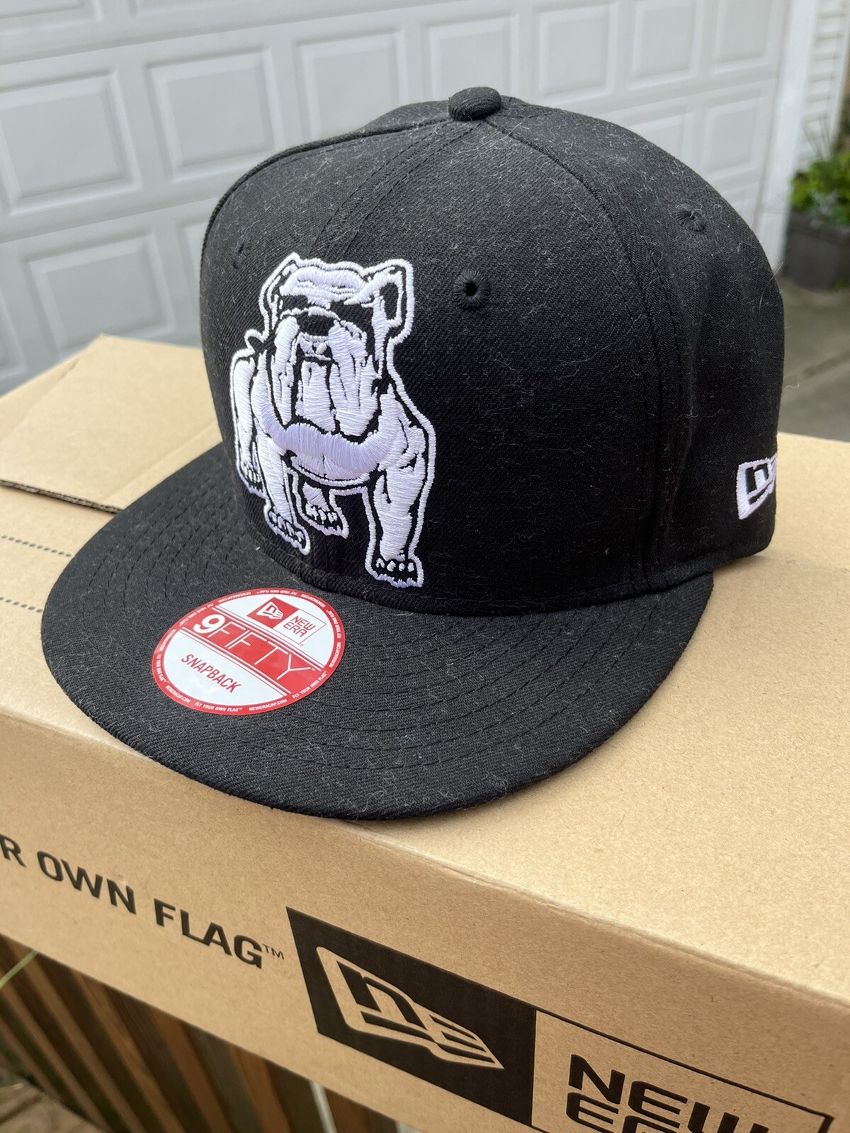 Original Vintage Victory Records New Era Snapback Hat Bulldog Straight Edge Emo