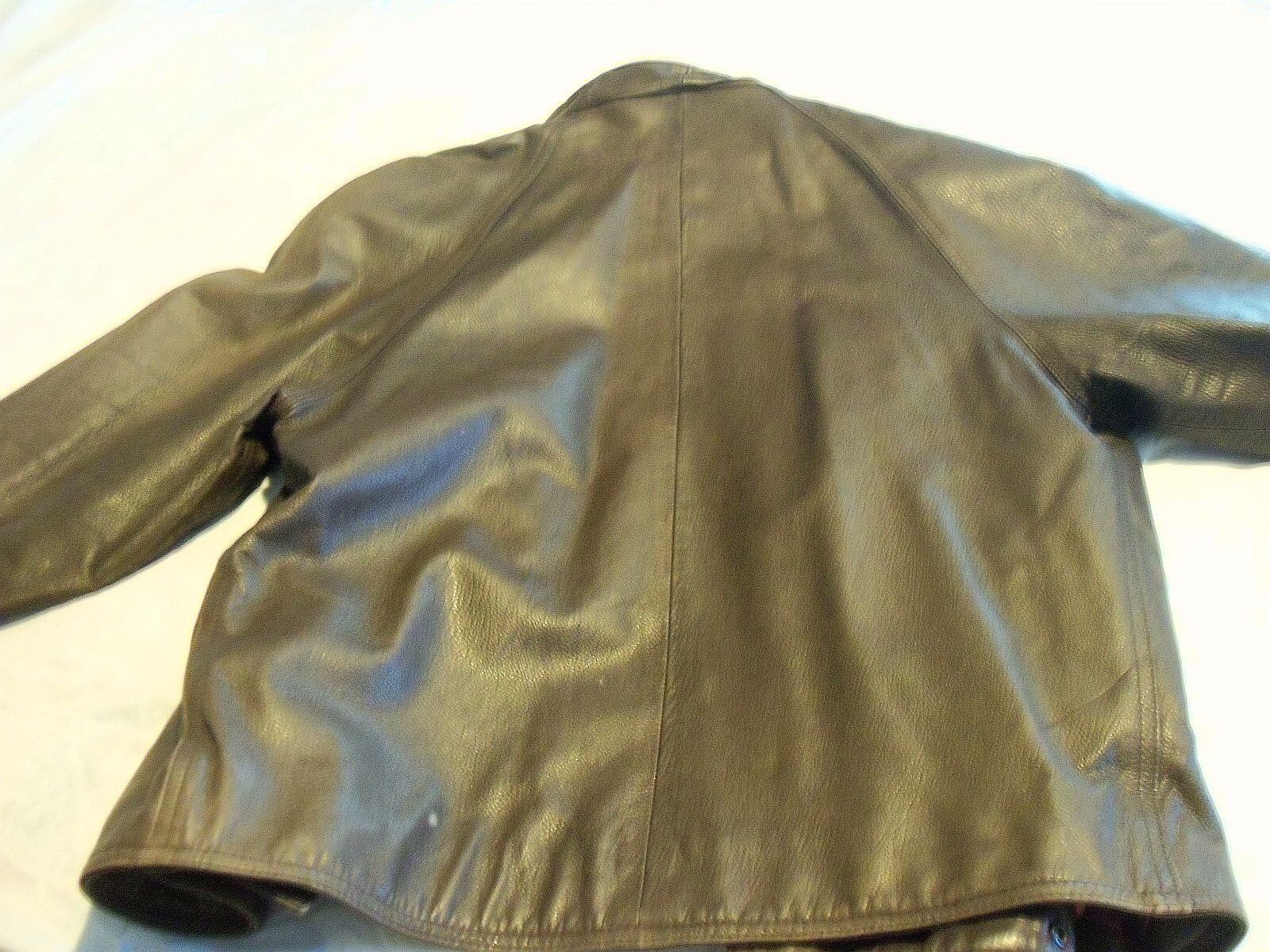 Tannery West Leather Jacket and Skirt Set Brown Vintage 1980’s Size Small