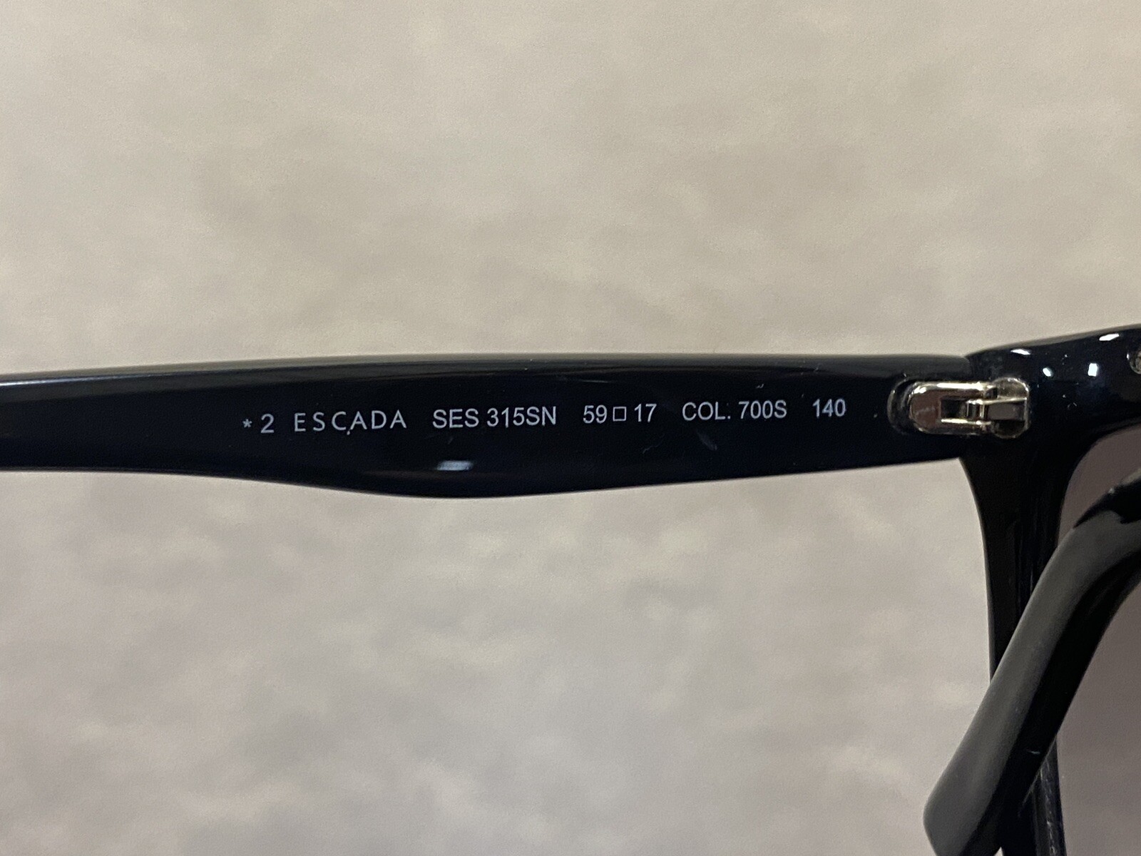 Sunglasses ESCADA SES315SN 59_17 COL.700S MADE IN ITALY USED