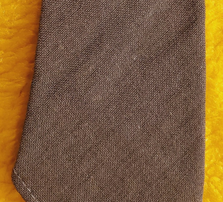 1940s 1950s VINTAGE UNIFORM TIE ~ GREEN-BROWN ~ 4 FOLD ~ RAT PACK MAD MEN ~ 49″