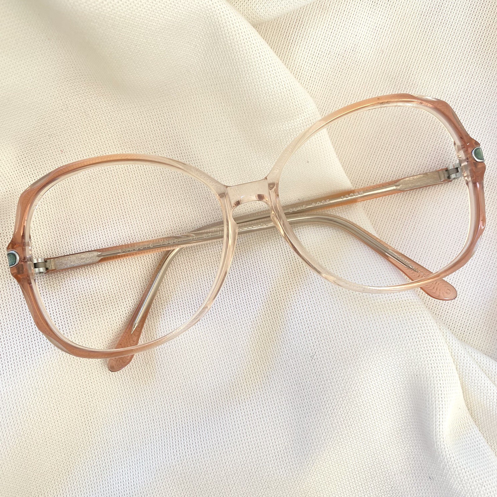 Vintage US Optical NOS Pink Blue Frames Eyeglasses Glasses 56 14 132