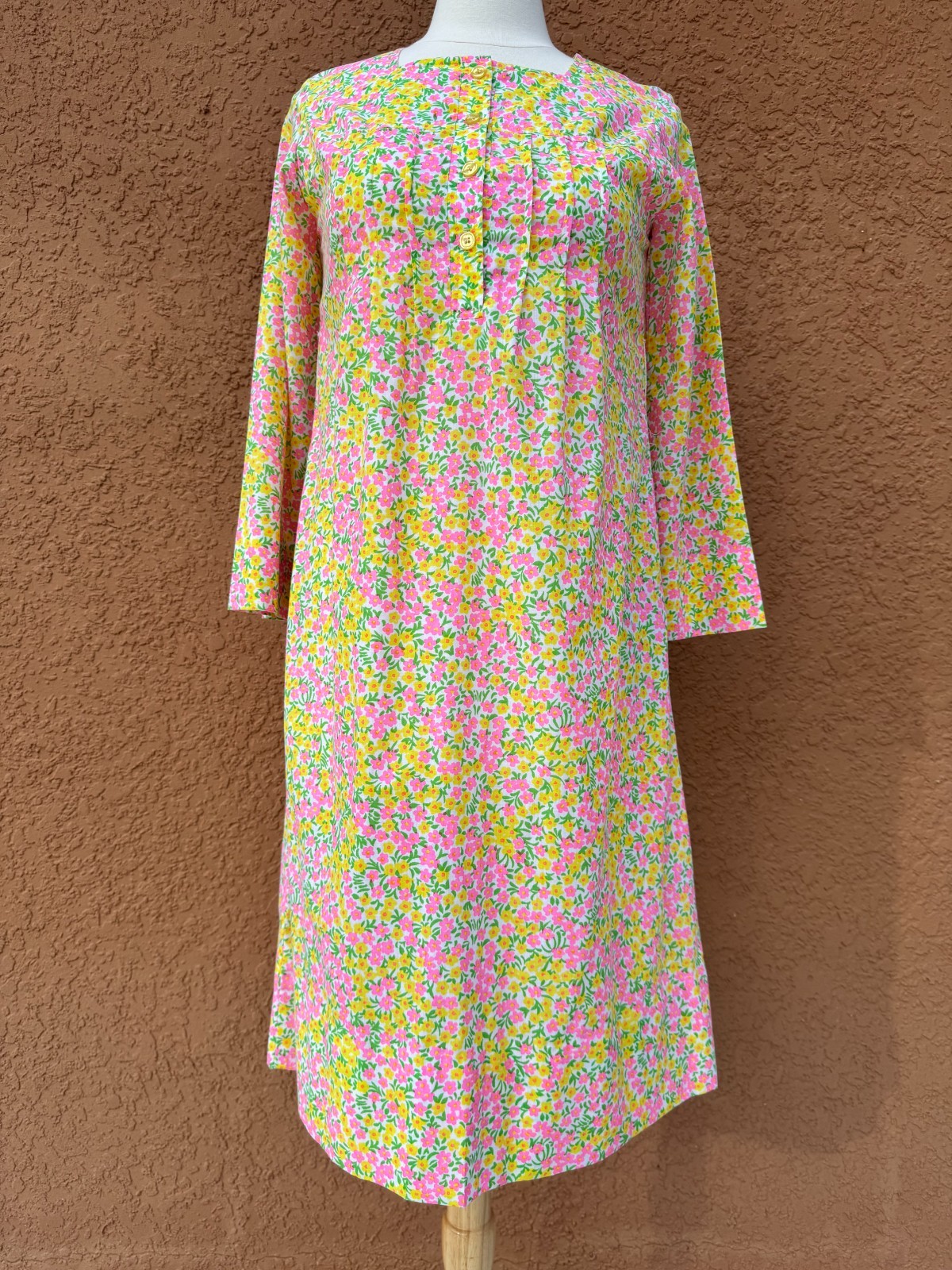 1960’s “The Lilly” Vintage Lilly Pulitzer Floral Tunic Dress Modern Size M/L