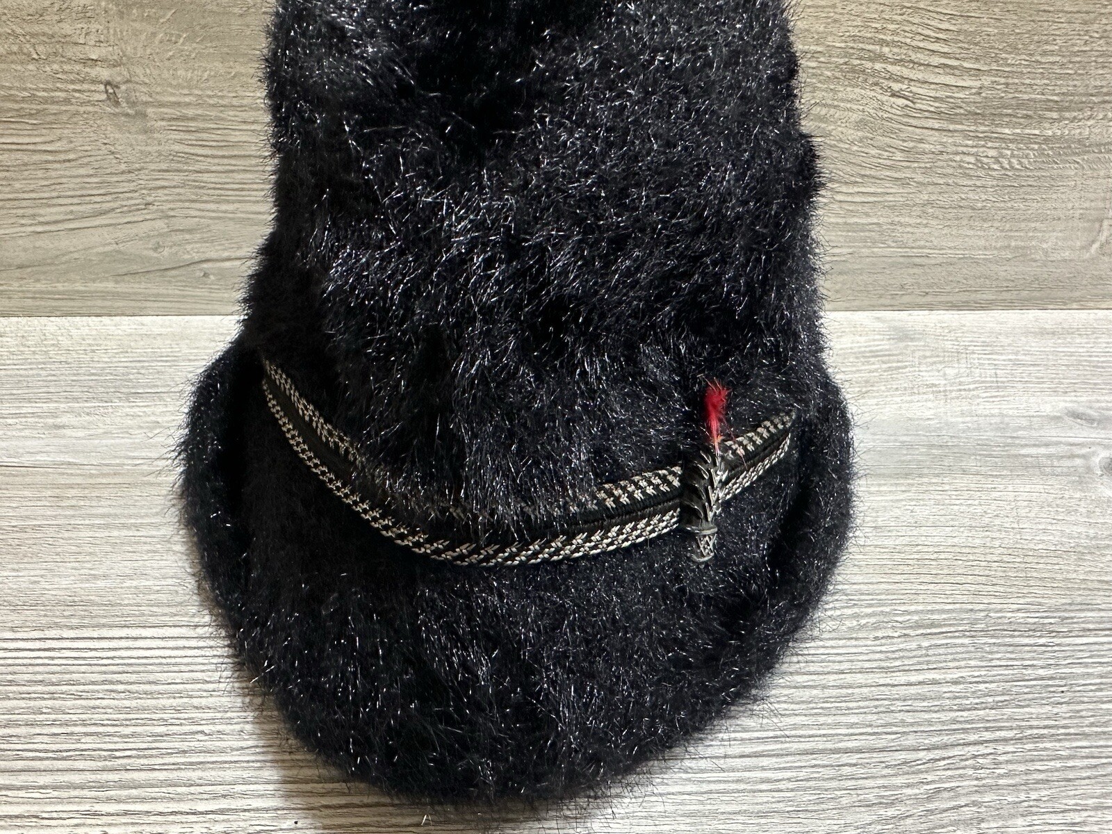 Vintage United Hatters Cap & Millinery Workers Union Black Faux Fur Hat *Medium*