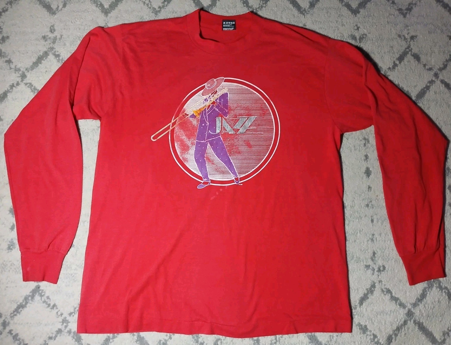 Size XL 1980s Vintage Jazz Shirt 1980s Vintage Jazz Music T Shirt Made in USA