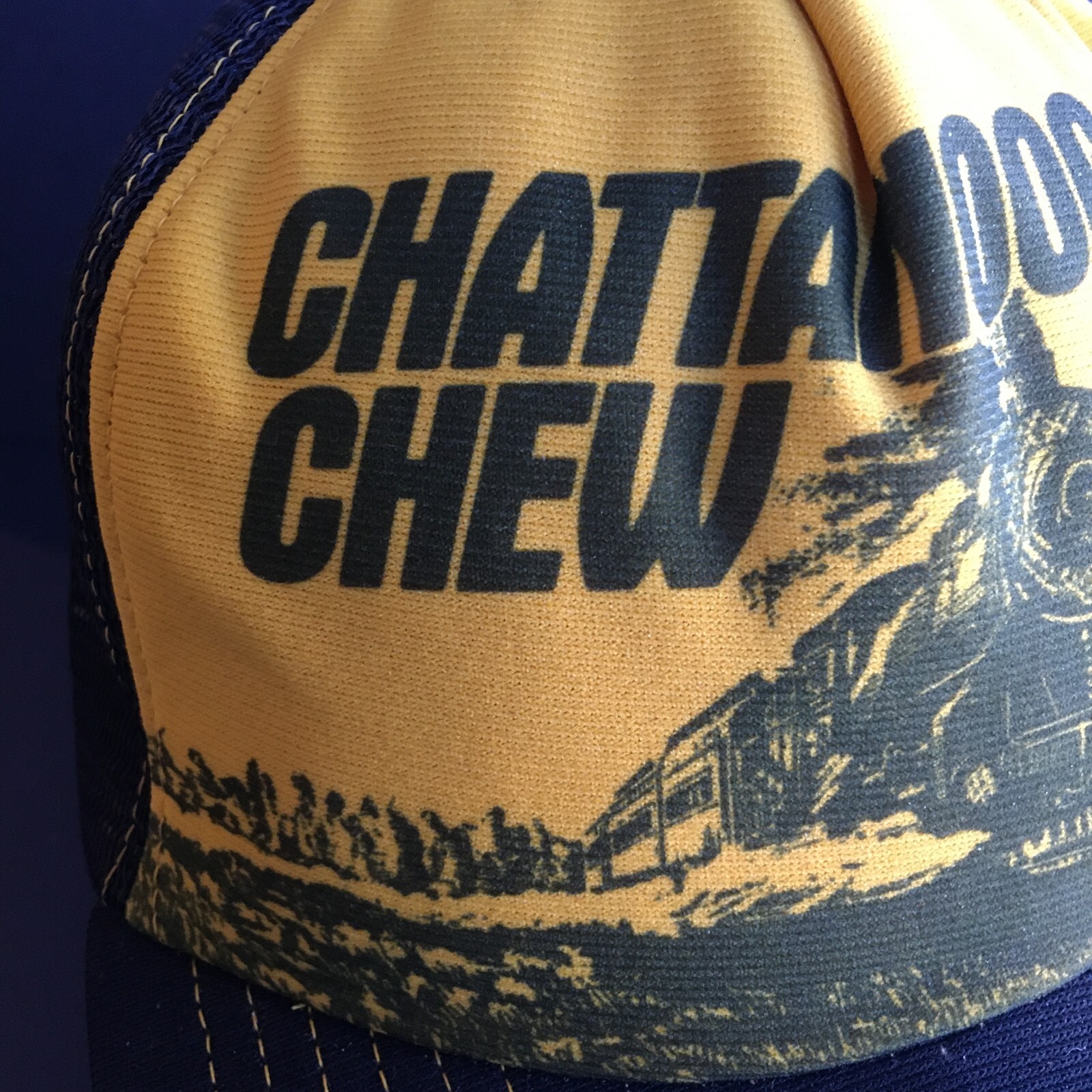 New VTG Chattanooga Chew Mesh Trucker Hat Snapback Polyfoam 7 1/4 -7 5/8