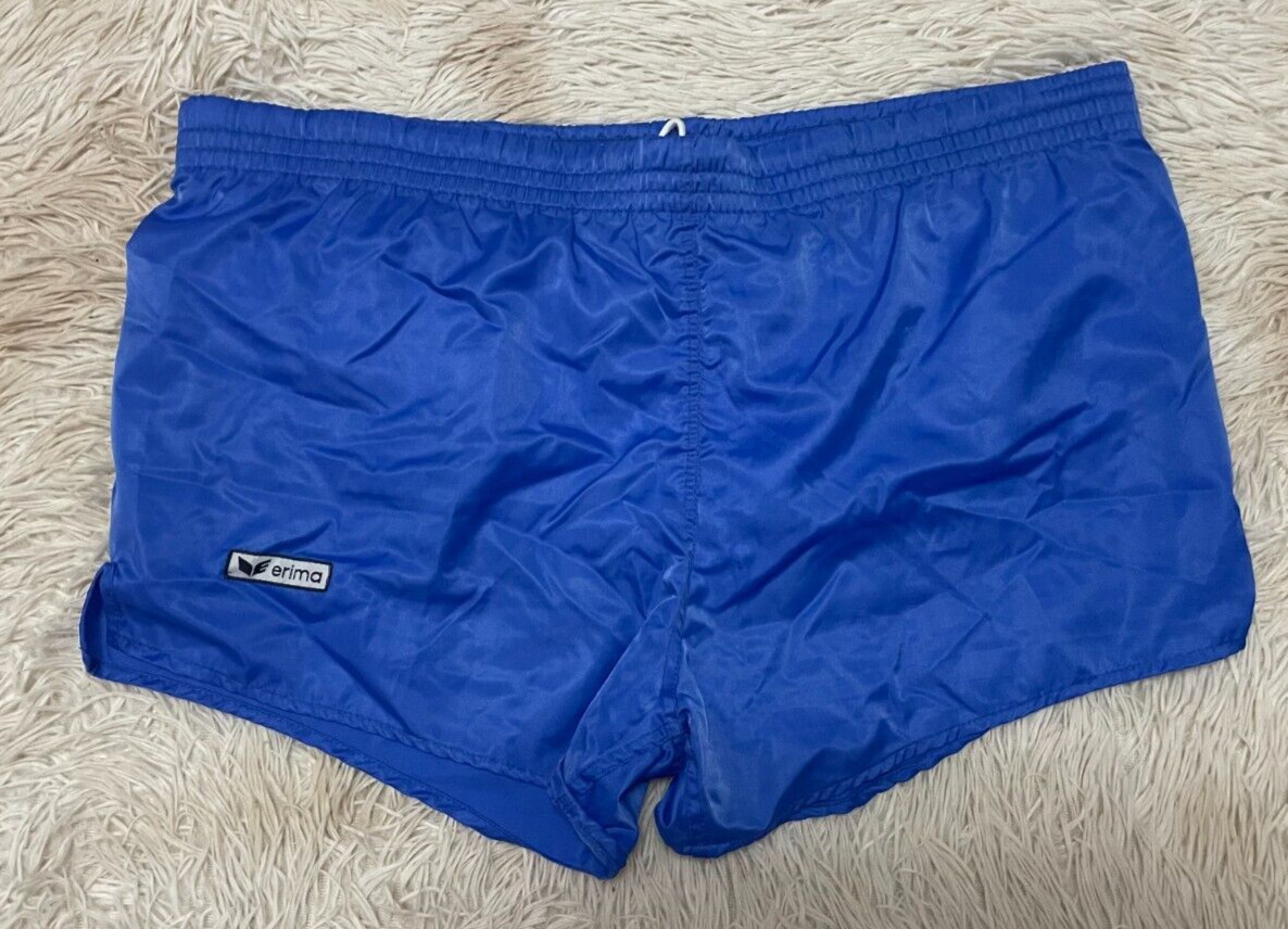 Vintage 90s Erima Football Running Nylon Sports Shorts Size 6