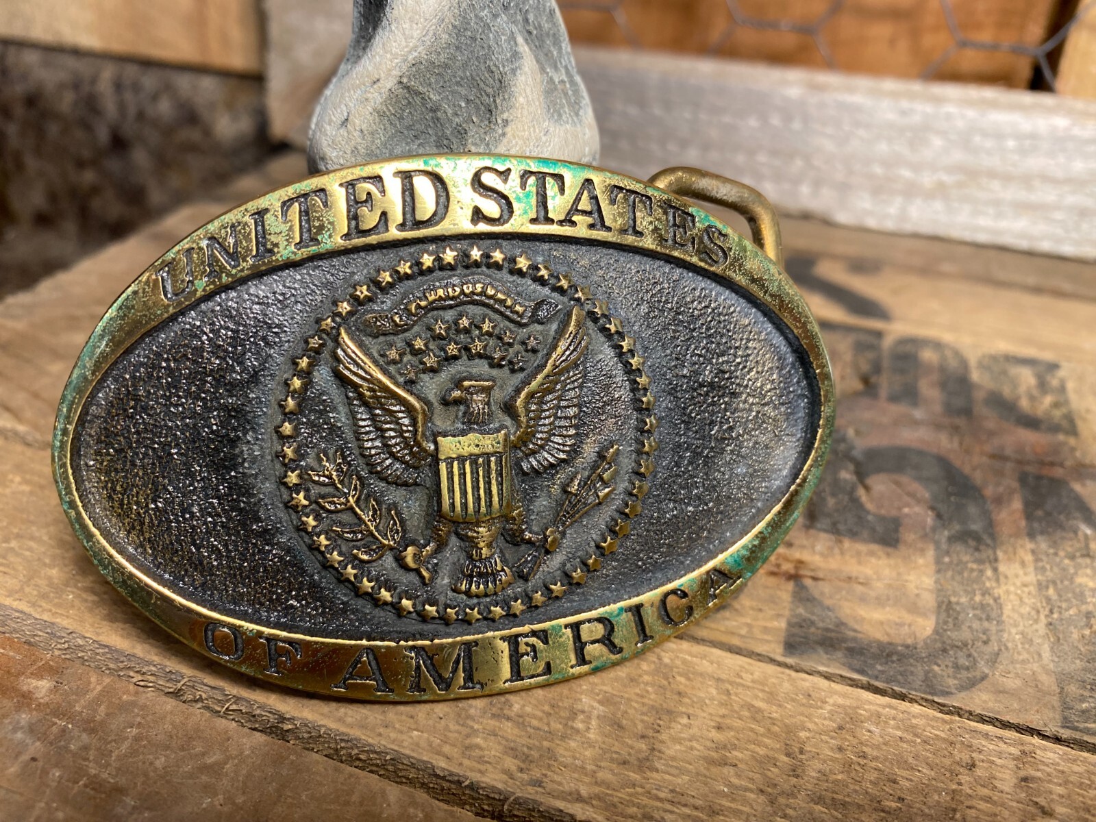 Vintage United States of America Solid Brass Registered Collection Heritage Mint
